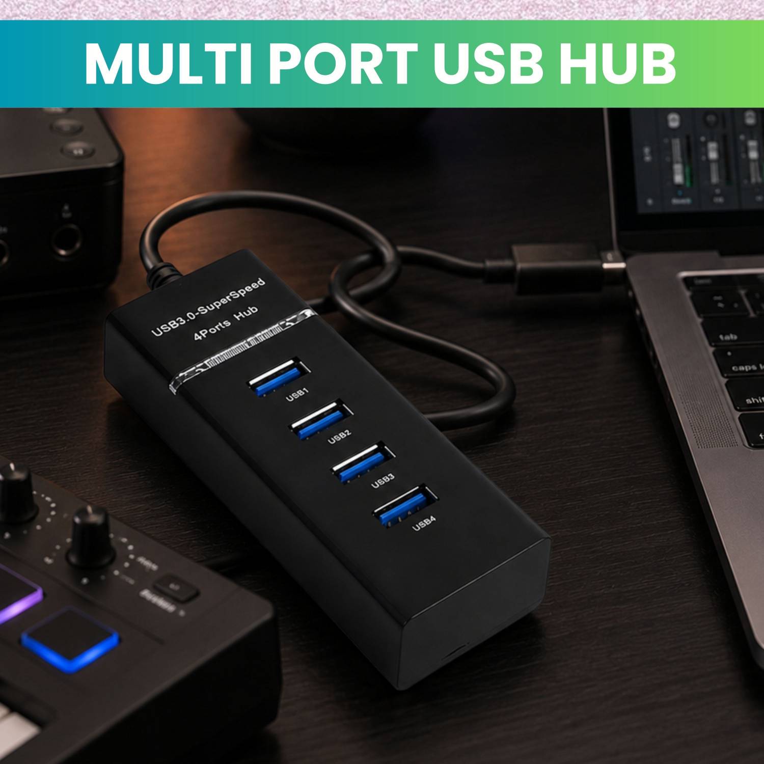 GUGGU USB Hub 3.0, 4-Port High-Speed Data Expansion Hub for Laptop BV39 USB Hub 3.0, 4-Port High-Speed Data Expansion Hub for Laptop BV39 USB Hub