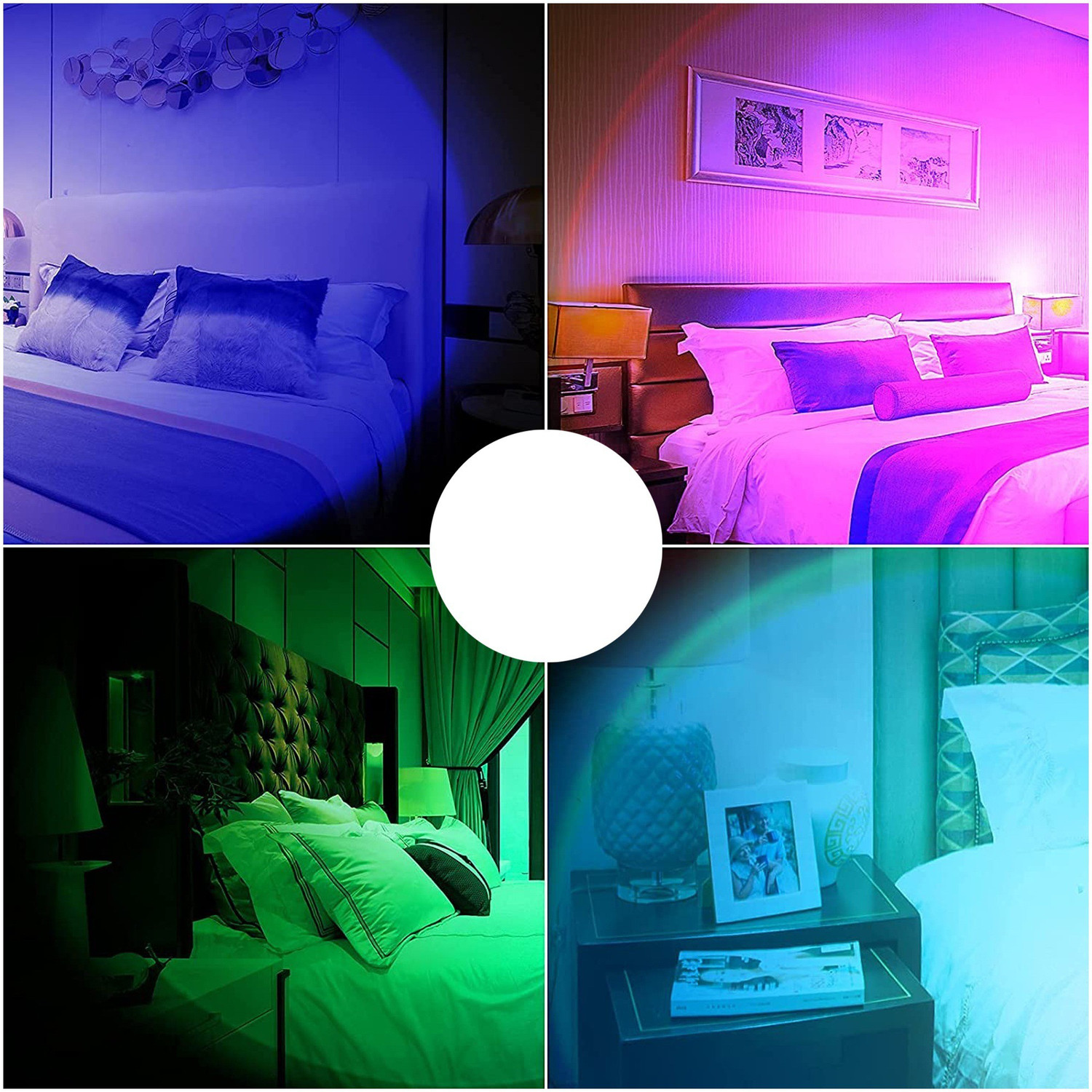 Image of MOOZMOB Version 360 Degree Rotatable and Portable Plug and Play Sunset Lamp with 7 Vibrant Color + 13 Functional Modes USB Sunset Led Light
