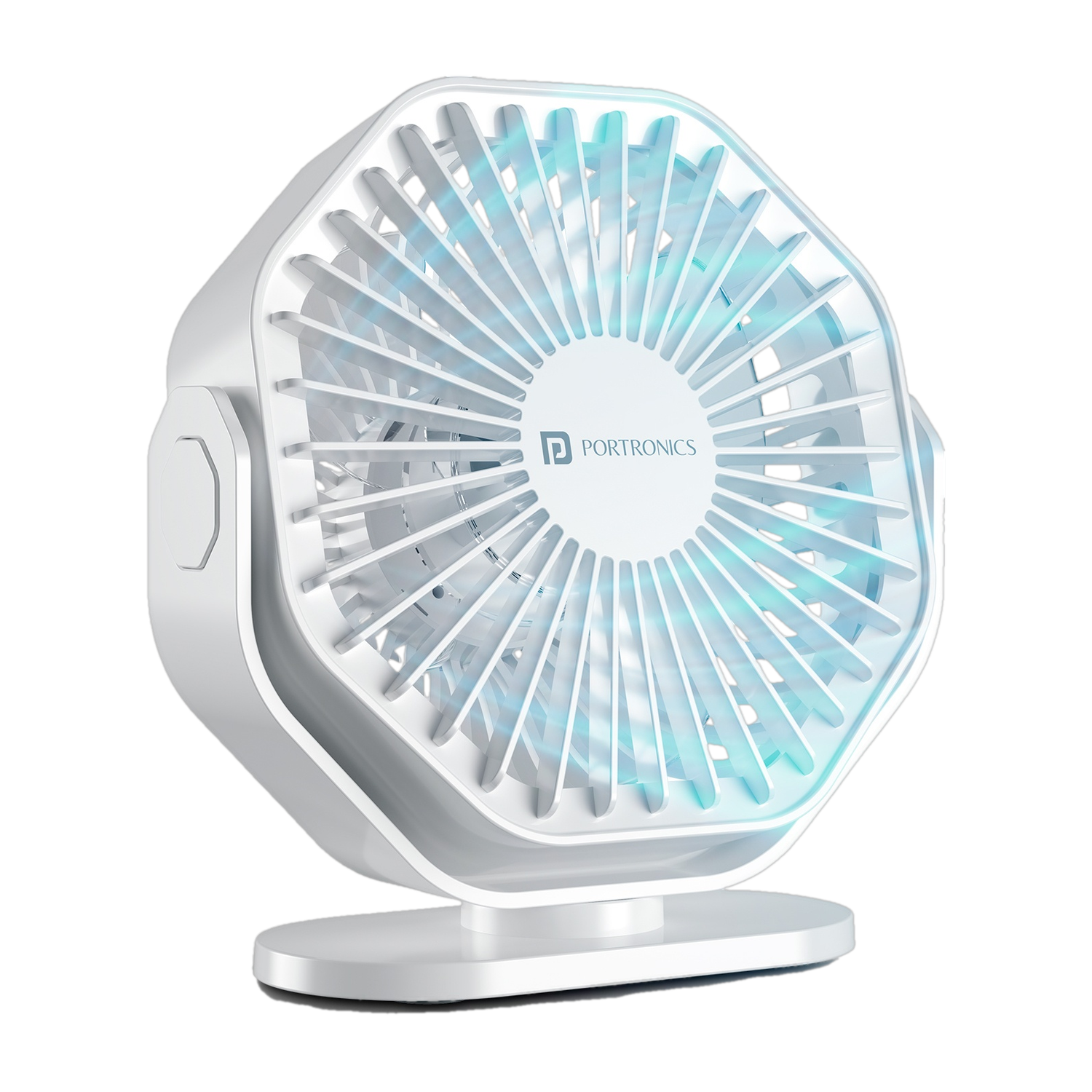 Portronics Chill On Mini Type-C Fan with 360° Rotation & Hanging Loop, 5000 RPM POR-3100 USB Fan