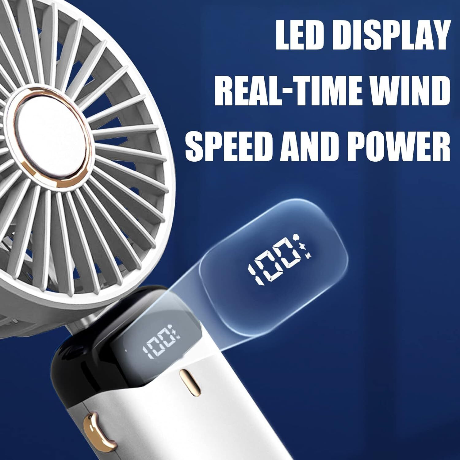 Image of Sampri Table Fan You Can Also use Directly Fan Power Bank[ DC] Desk Fan 4000mAh USB 3 mm Table Fan