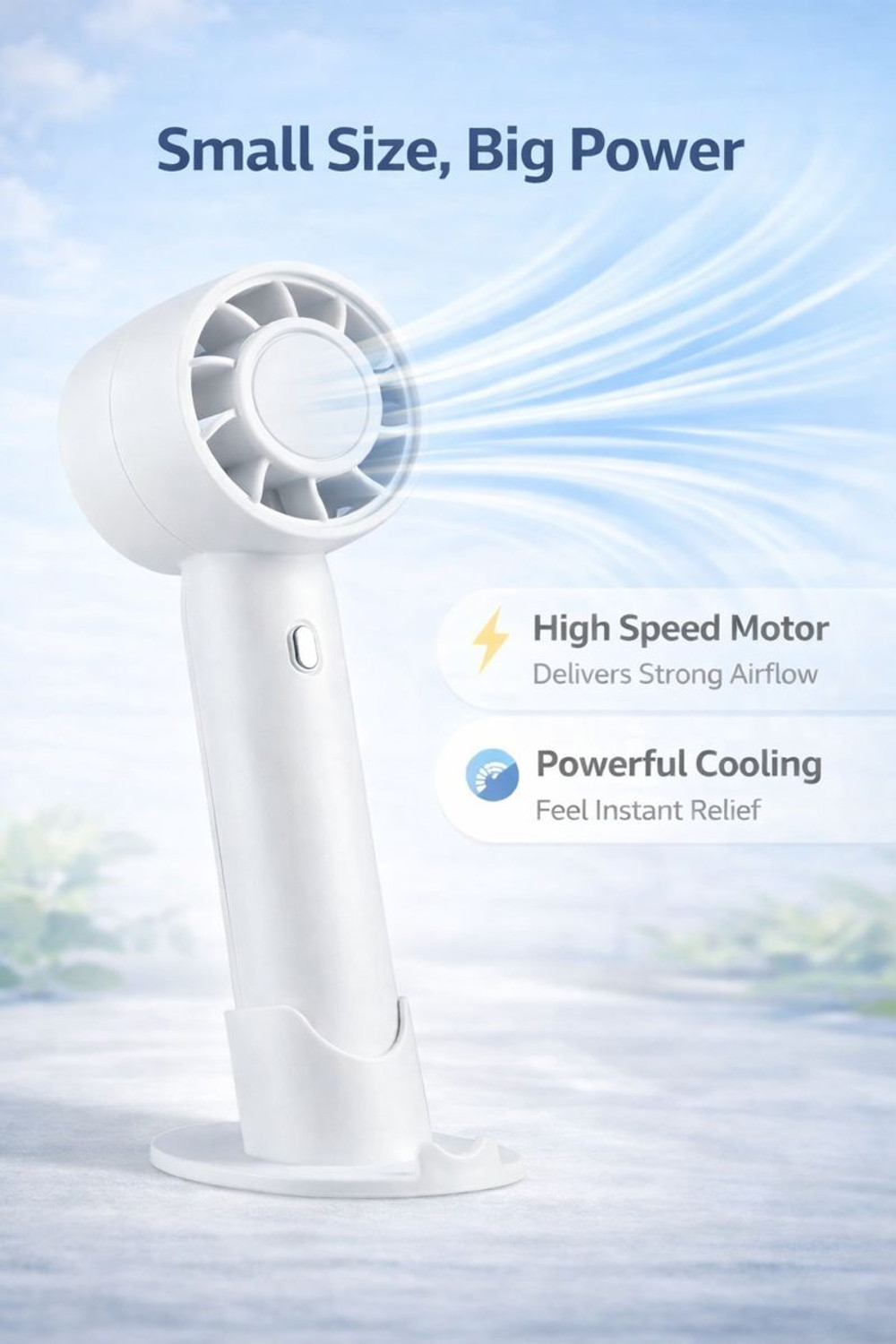Image of Shamsa Multiple Speed Modes - Adjustable cooling levels X86 Compact Mini Fan USB Rechargeable Personal Cooling Fan for Outdoor USB Fan