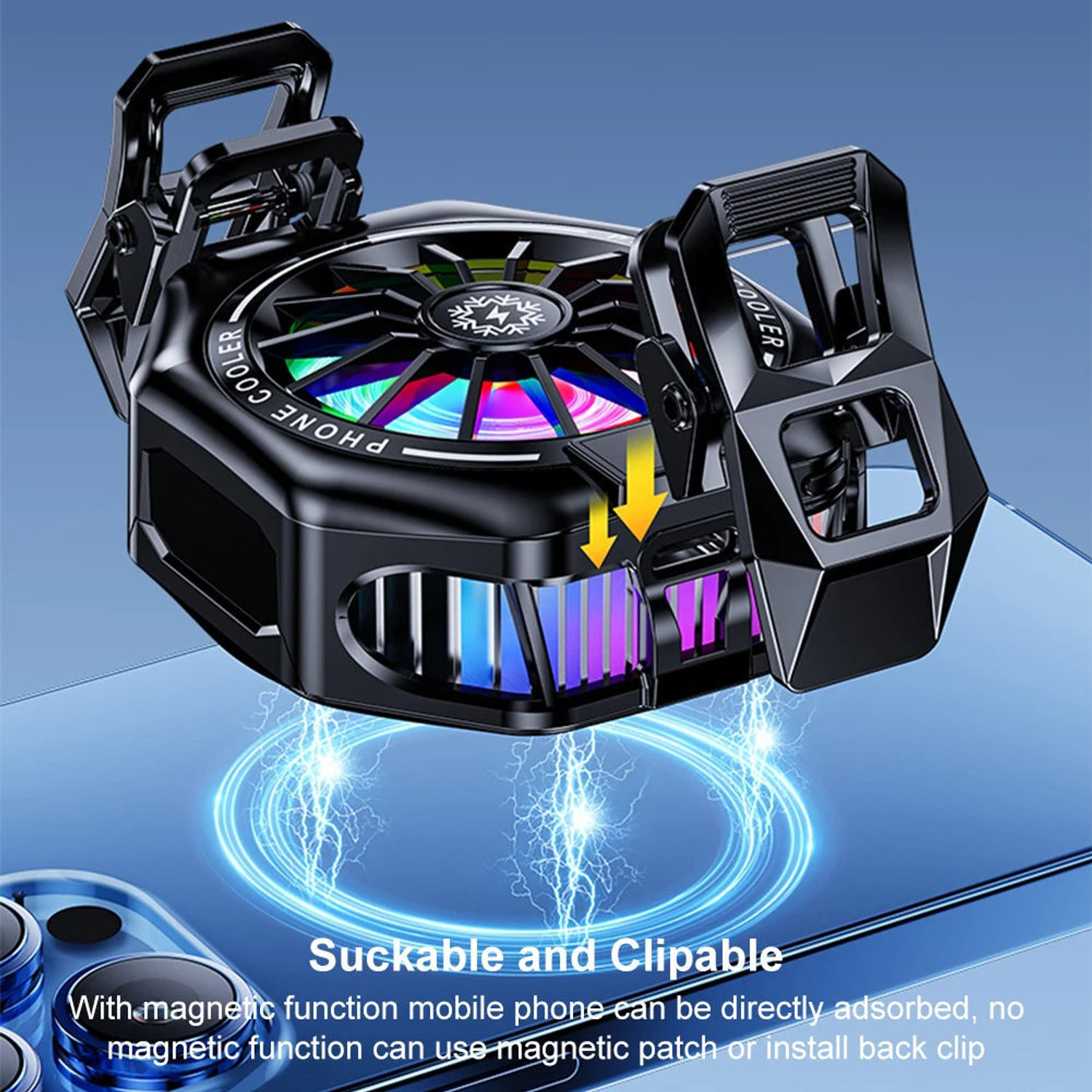 Image of Flipkart SmartBuy Smartphone Cooling Fan Gaming Flexible Smartphone Cooling Semiconductor TL05 Smartphone Cooling Fan USB Fan