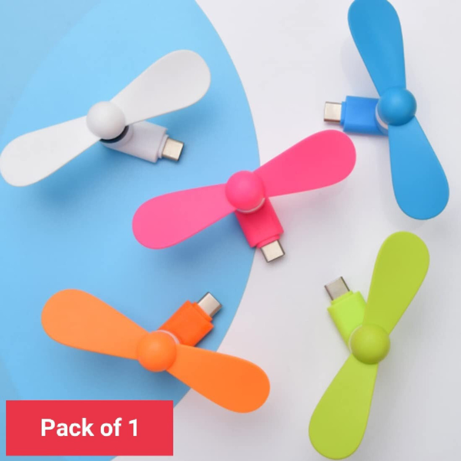 Image of JANGI Type-C Personal USB Mini Fan 151 for Android Cell Phones USB mini Fan Type-C portable mini fan 151 usb OTG adaptor gadget for all mobiles USB Fan