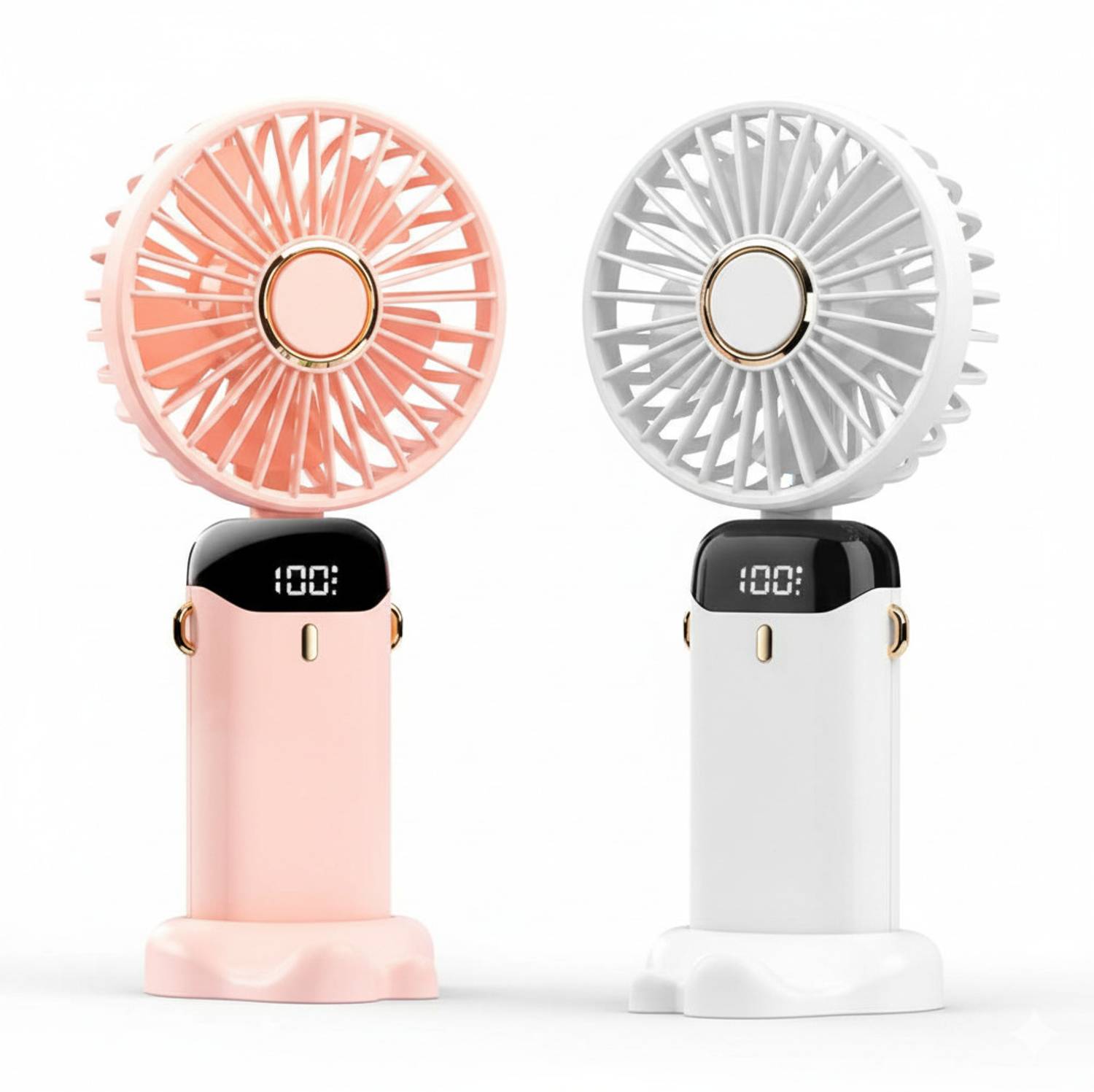 AMS Personal Small Desk Fan Rechargeable USB Fan USB Fan Mini Hand Fan owerful Handheld Fan,5 Speed Strong Wind USB Fan Rechargeable Fan