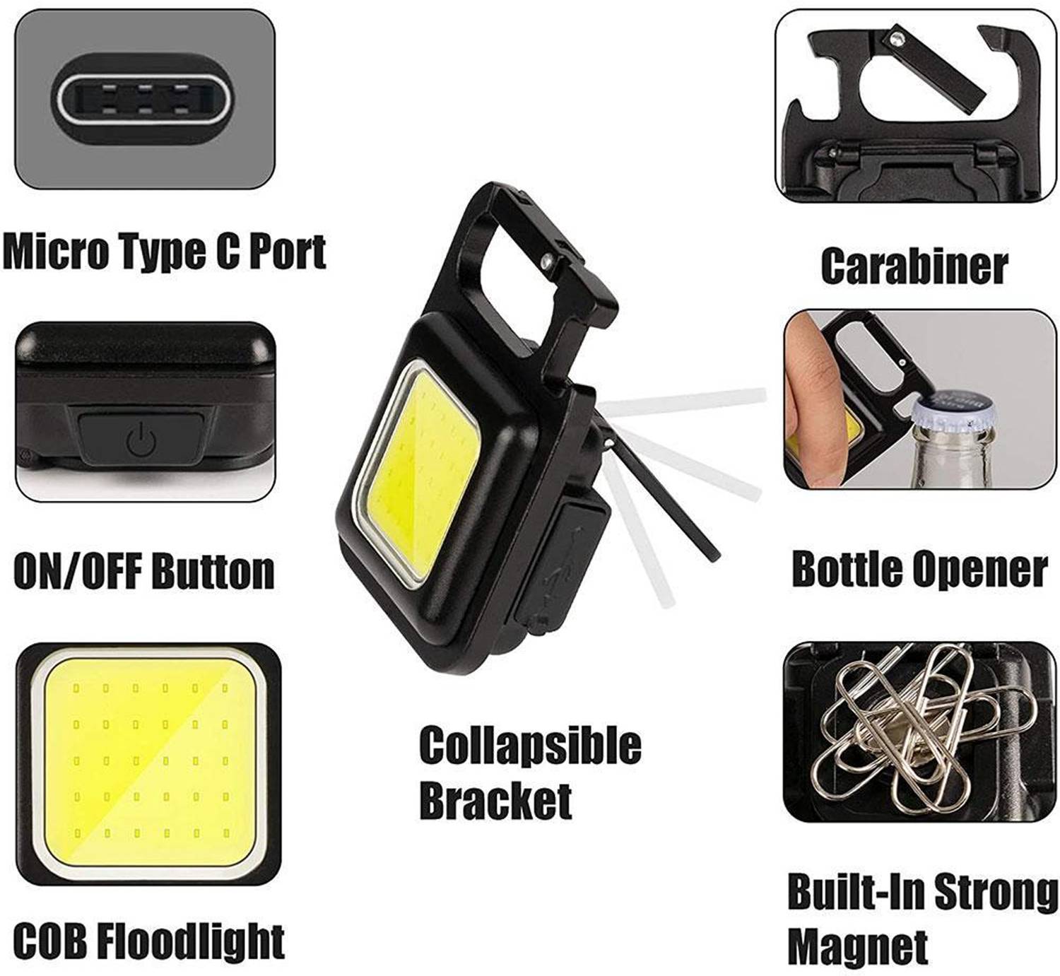 ZOKMOB Multifunction Keychain LED Light - Image 4