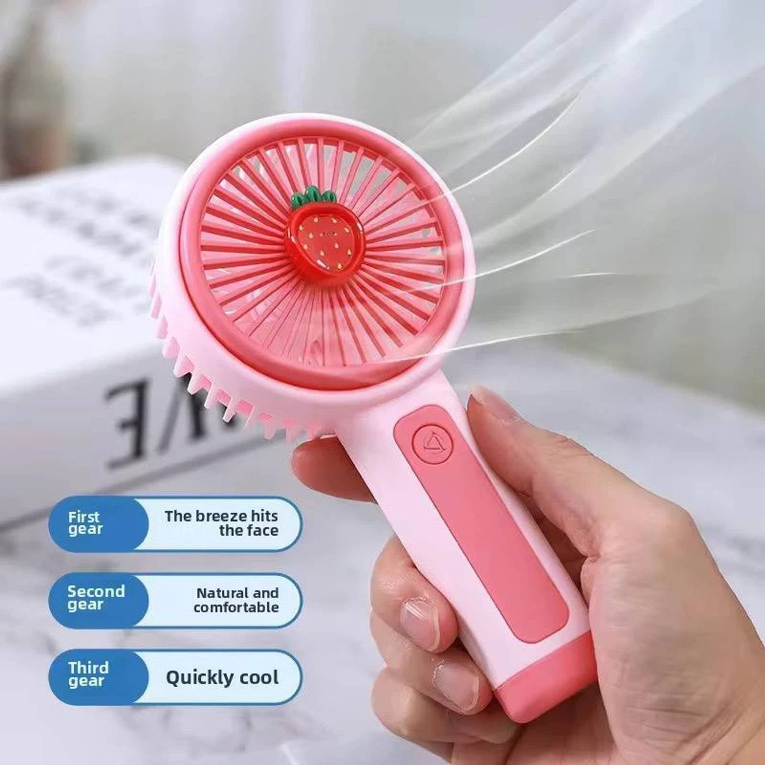 24 ENERGY Kanha_fan Fan_mini Rechargeable Fan