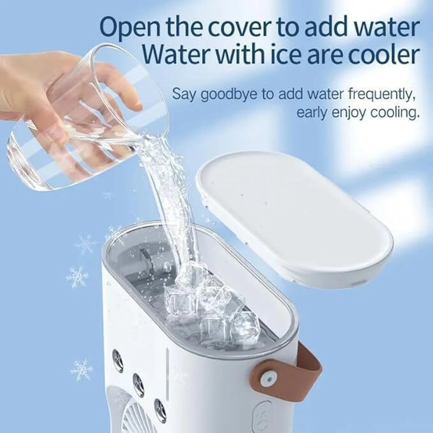 Image of prosthorep Portable Mini USB Air Cooler Fan | Personal Desktop Cooling Fan | Mini coller-1 USB Air Cooler
