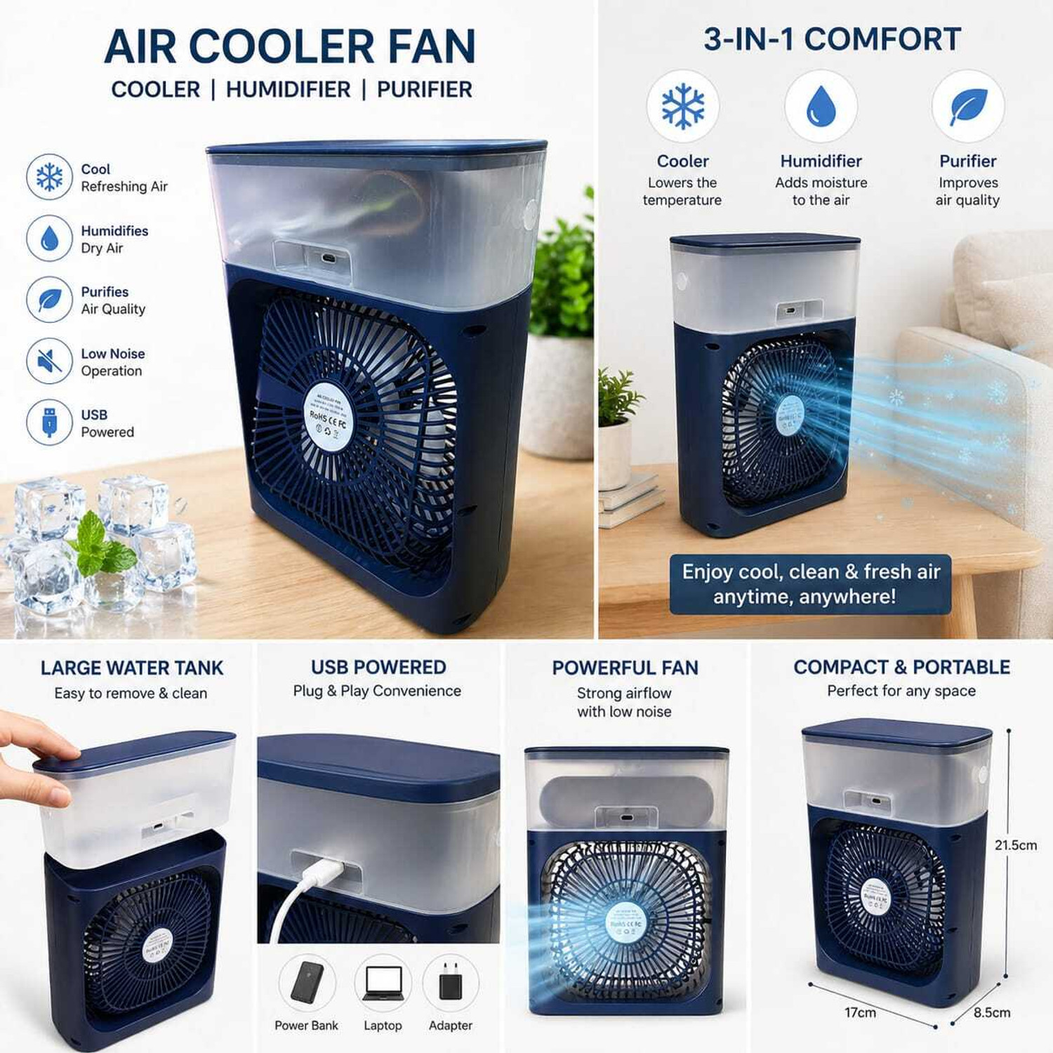 Image of sakpack 5 L Room /Personal Air Cooler