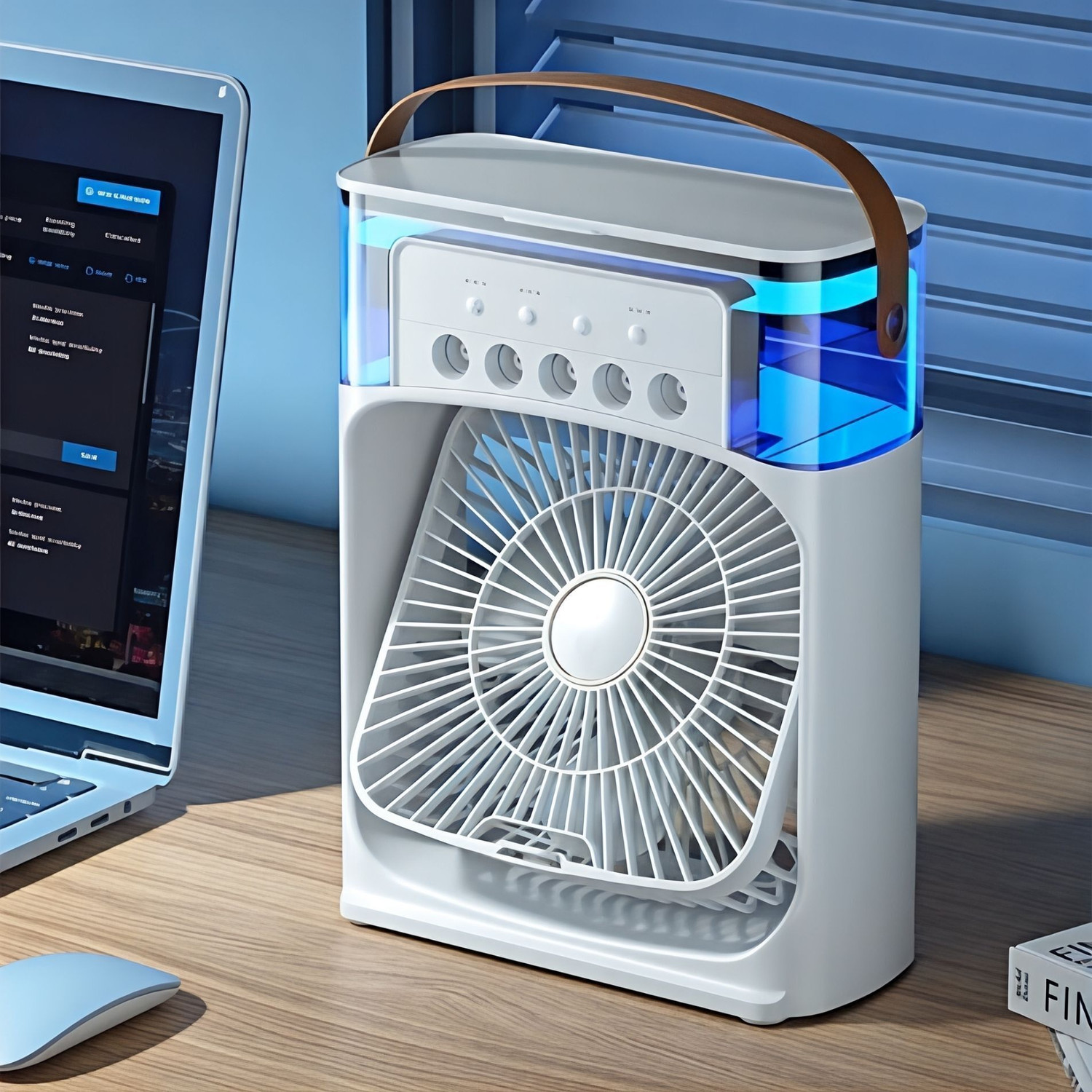 Image of Eft Air Conditioners Small AC Quiet Personal Air Cooler CAC72 USB Air Cooler