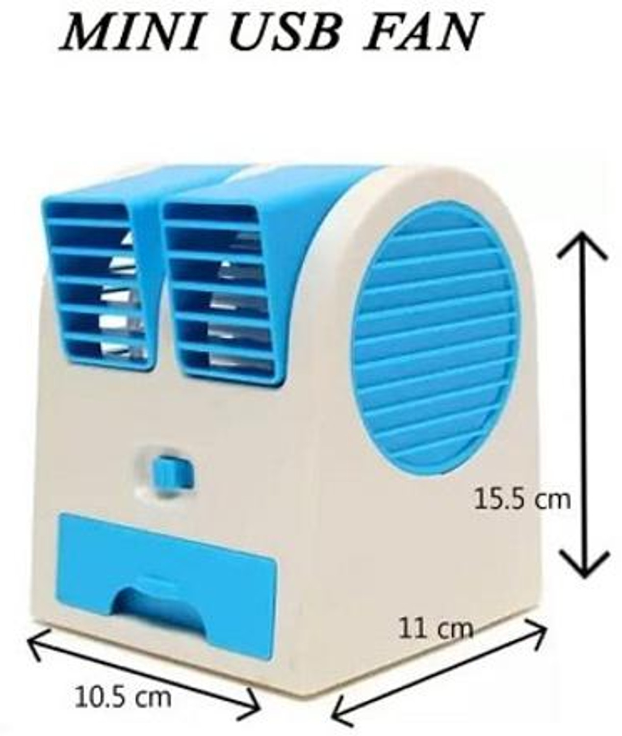 Image of KGDA Turbine Cooler Desktop Cooling Fan Mini Portable USB Air Conditioner Table Fan Small USB Air Cooler