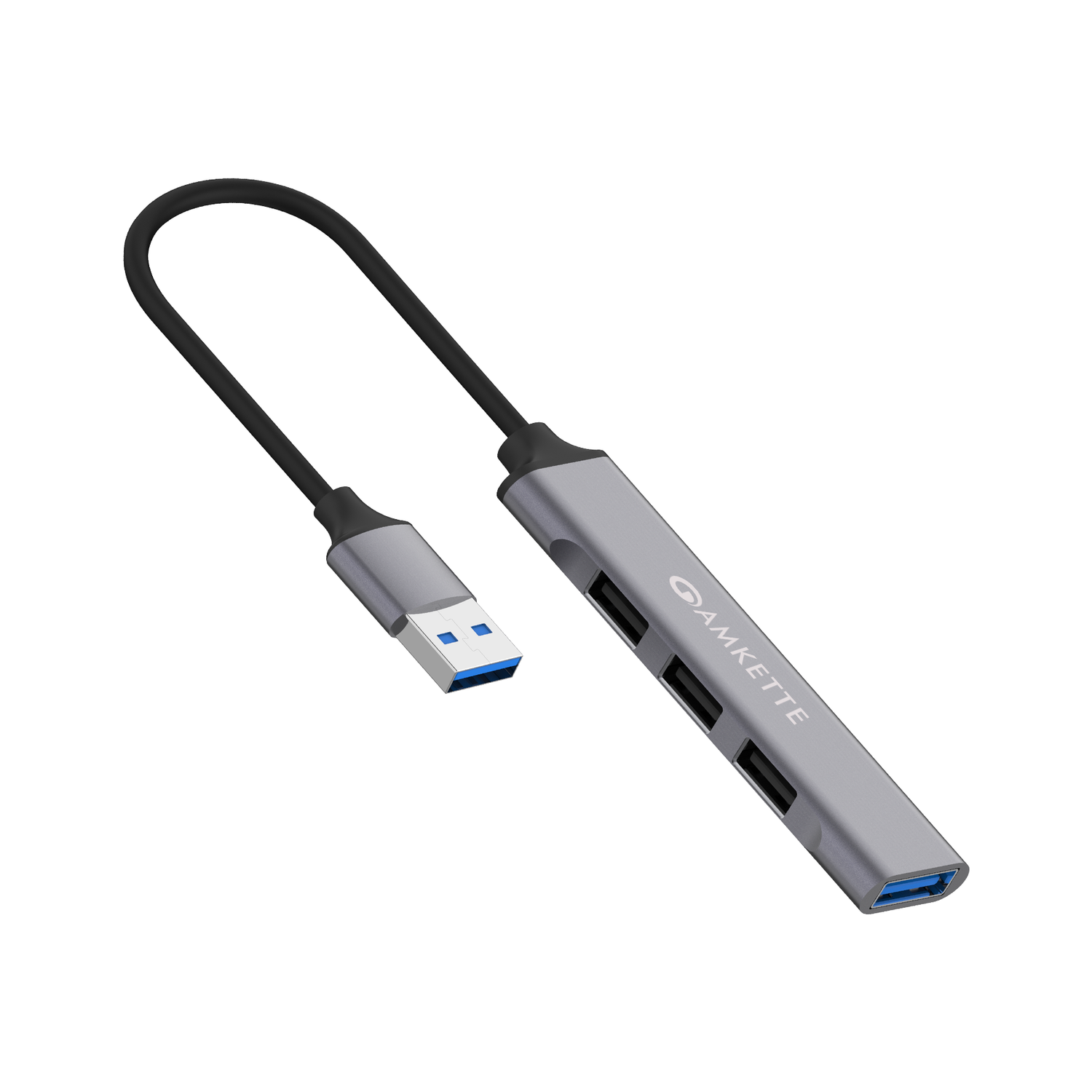 AMKETTE Type A USB 3.0 4 Port USB Hub