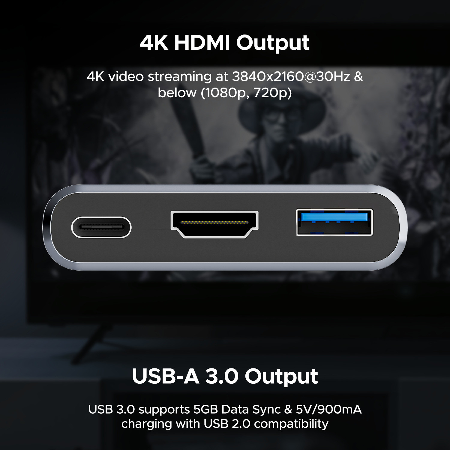 Image of boAt Type C Swift Lynk 3 in 1 USB Hub