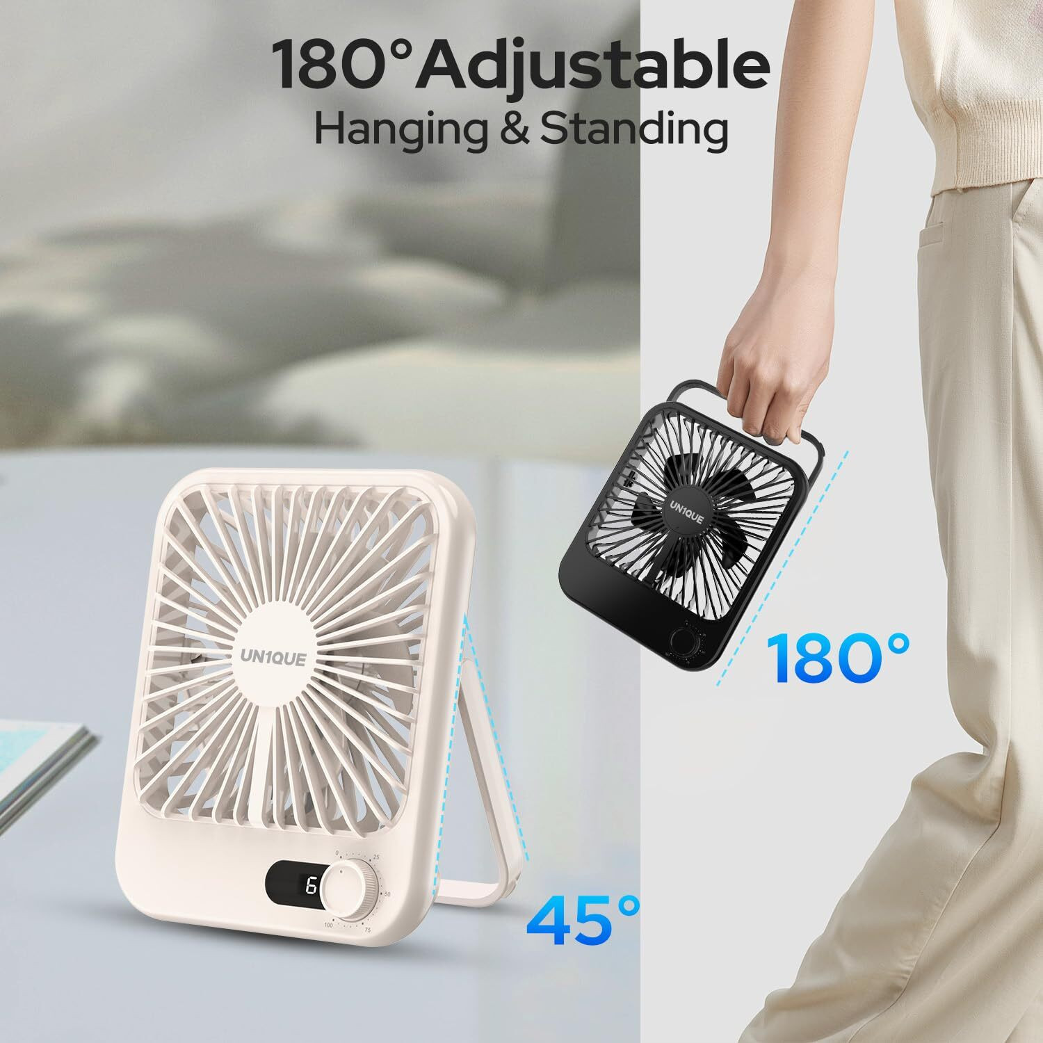 Image of SLIM PORTABLE DESK FAN SLIM PORTABLE DESK FAN USB DAS1 USB Fan