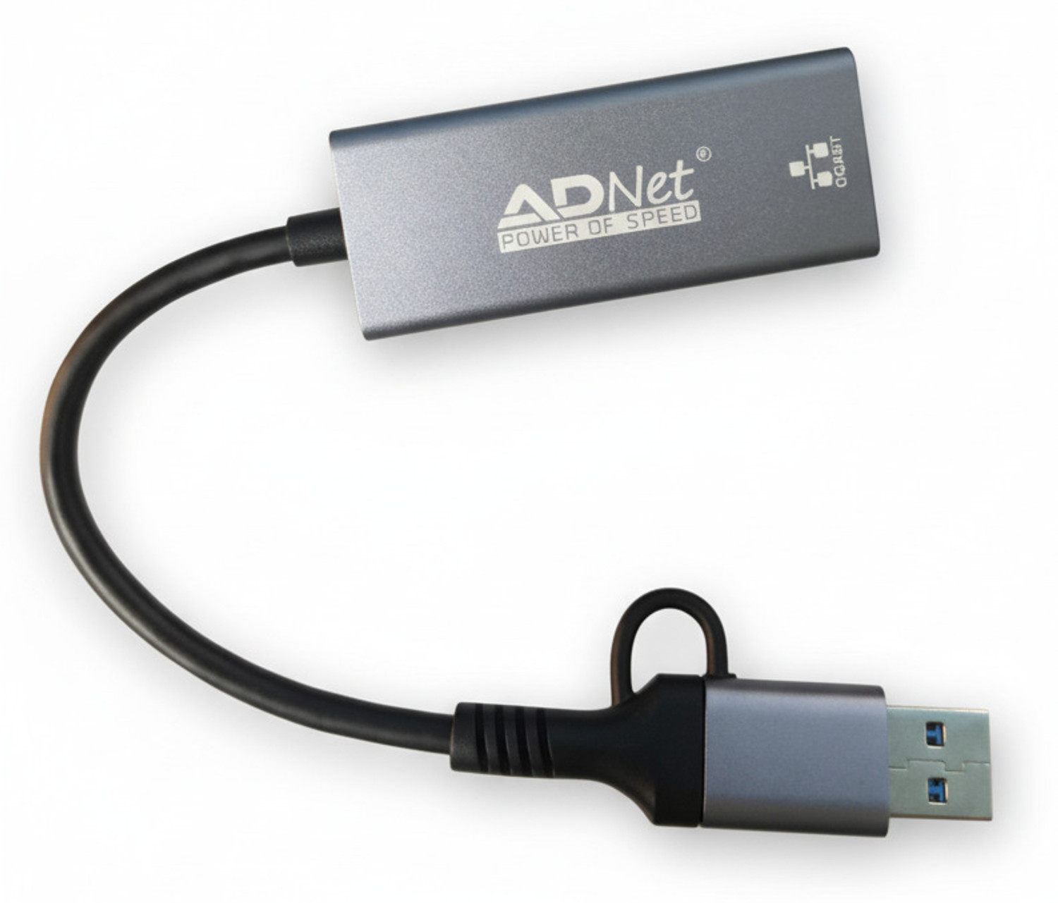 Image of ADNet Combo Plug Giga LAN Ethernet Adapter 1000Mbps USB LAN Card