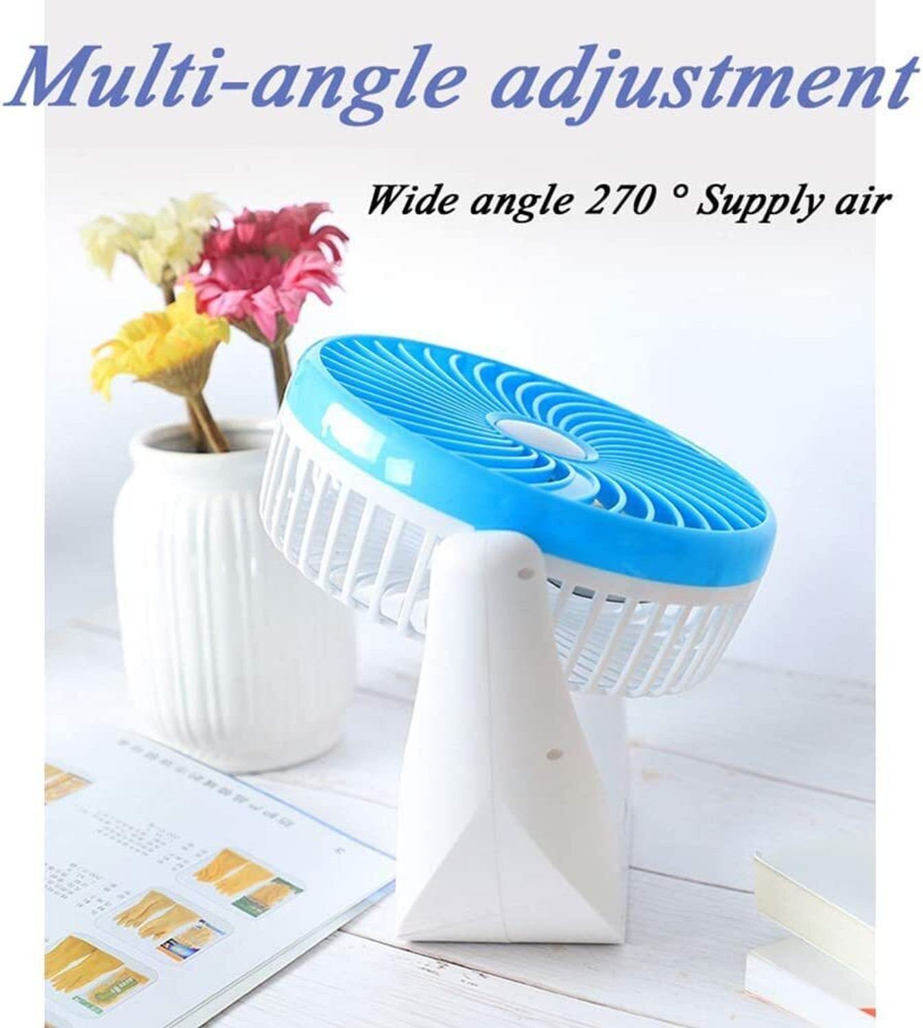 Image of TAKSHA FANS High-Speed Rechargeable | Table Fan | LED Light | For Home, Office, Kitchen Ultra High Speed 1400 mm Table Fan