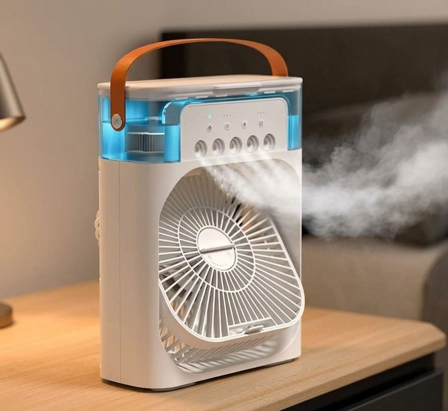 Image of frigid Mini Portable Cooling Fan, Desk Table Fan for Home Office Bedroom Travel 003 USB Air Cooler