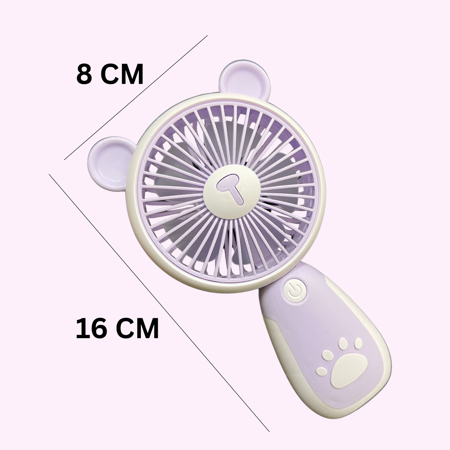 Image of WOYR 3 Speed Portable Fan Rechargeable with stand|Small Fan Portable Fan Rechargeable Fan