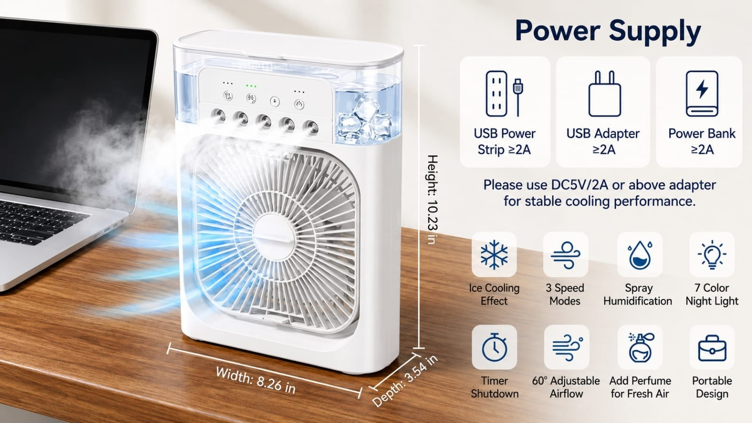 Image of Atakama Mini cooler AS-MC01 USB Air Cooler