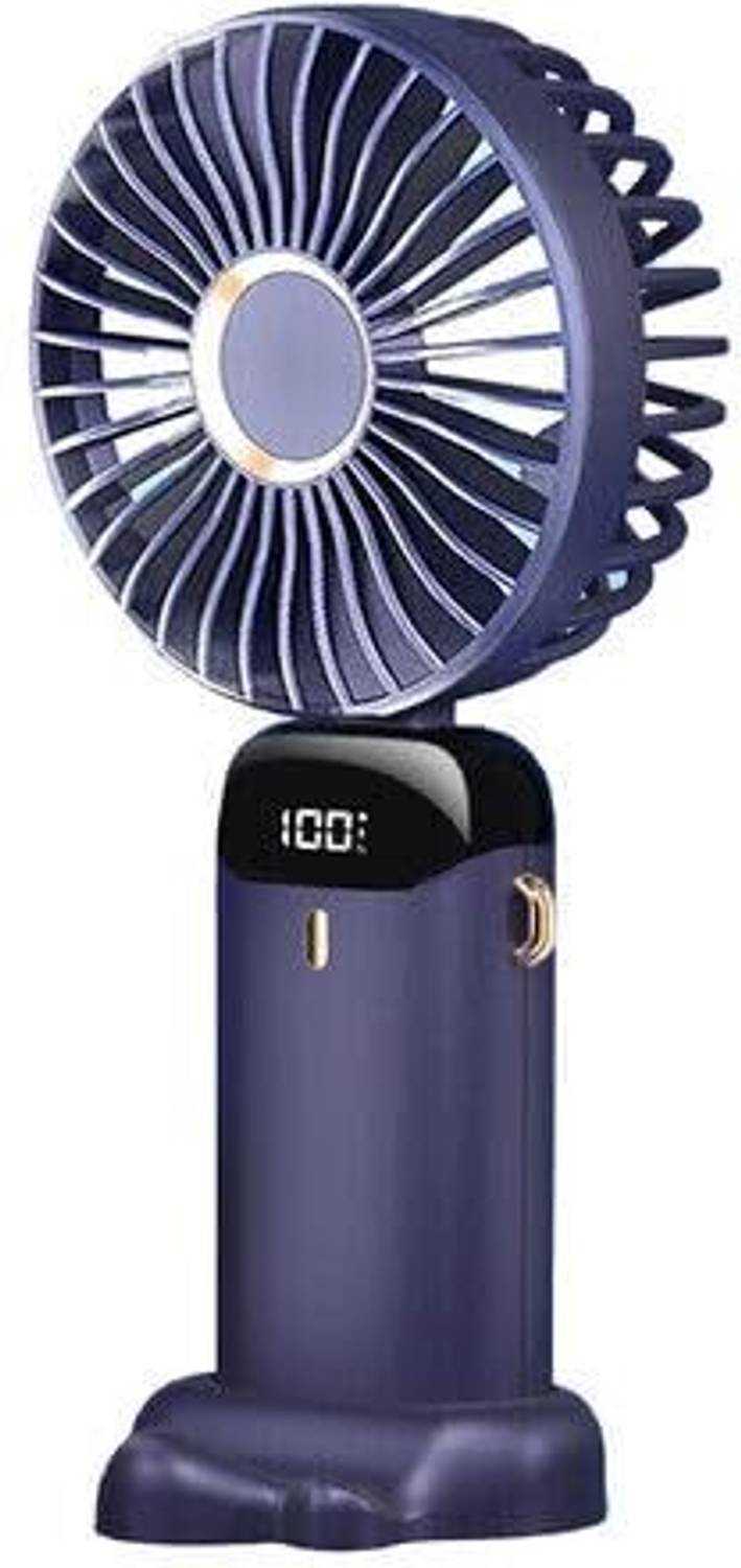 Casecade Portable Handheld Fan | USB Rechargeable Fan | 5 Speeds Mood | Pocket Fan | Ideal for Outdoor, Travel, Office, Home USB Fan, Rechargeable Fan