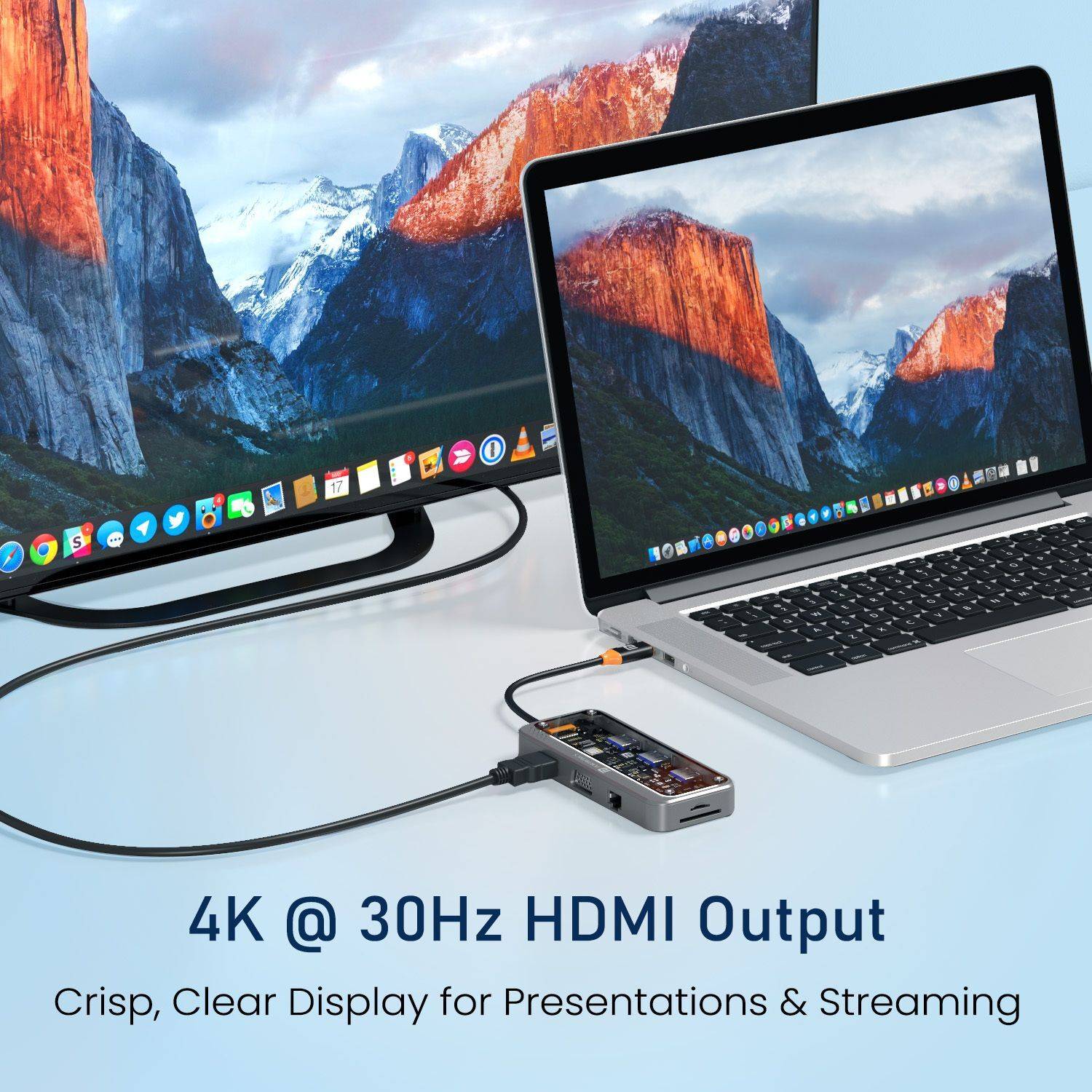 Portronics MPort View Three 10-in-1 USB-C Docking Station - Image 4