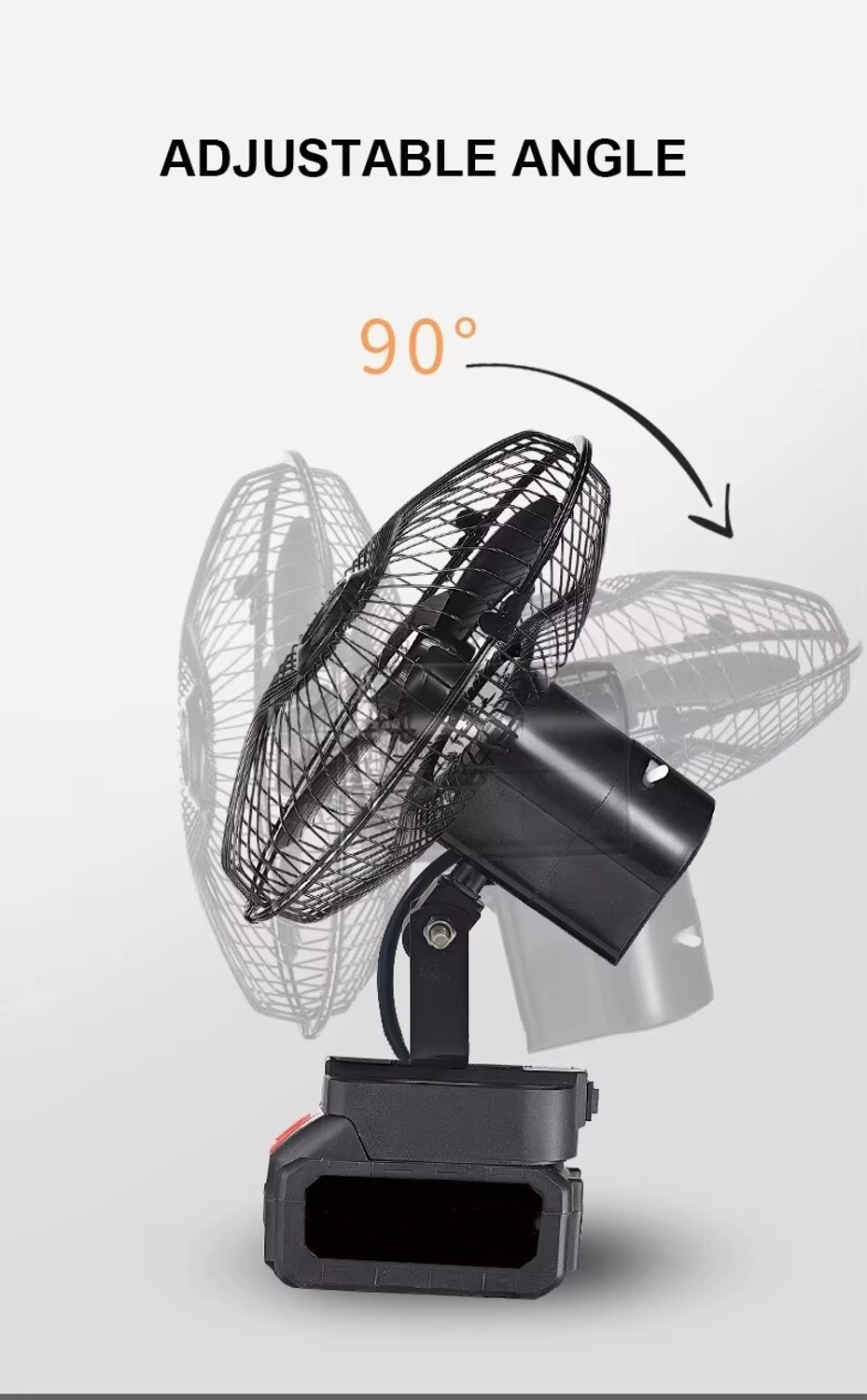 Image of Care 4 Rechargeable Lithium Battery Strong Winds Adjus | table Fan with 1 Months Warranty Ultra High Speed 1430 mm Table Fan