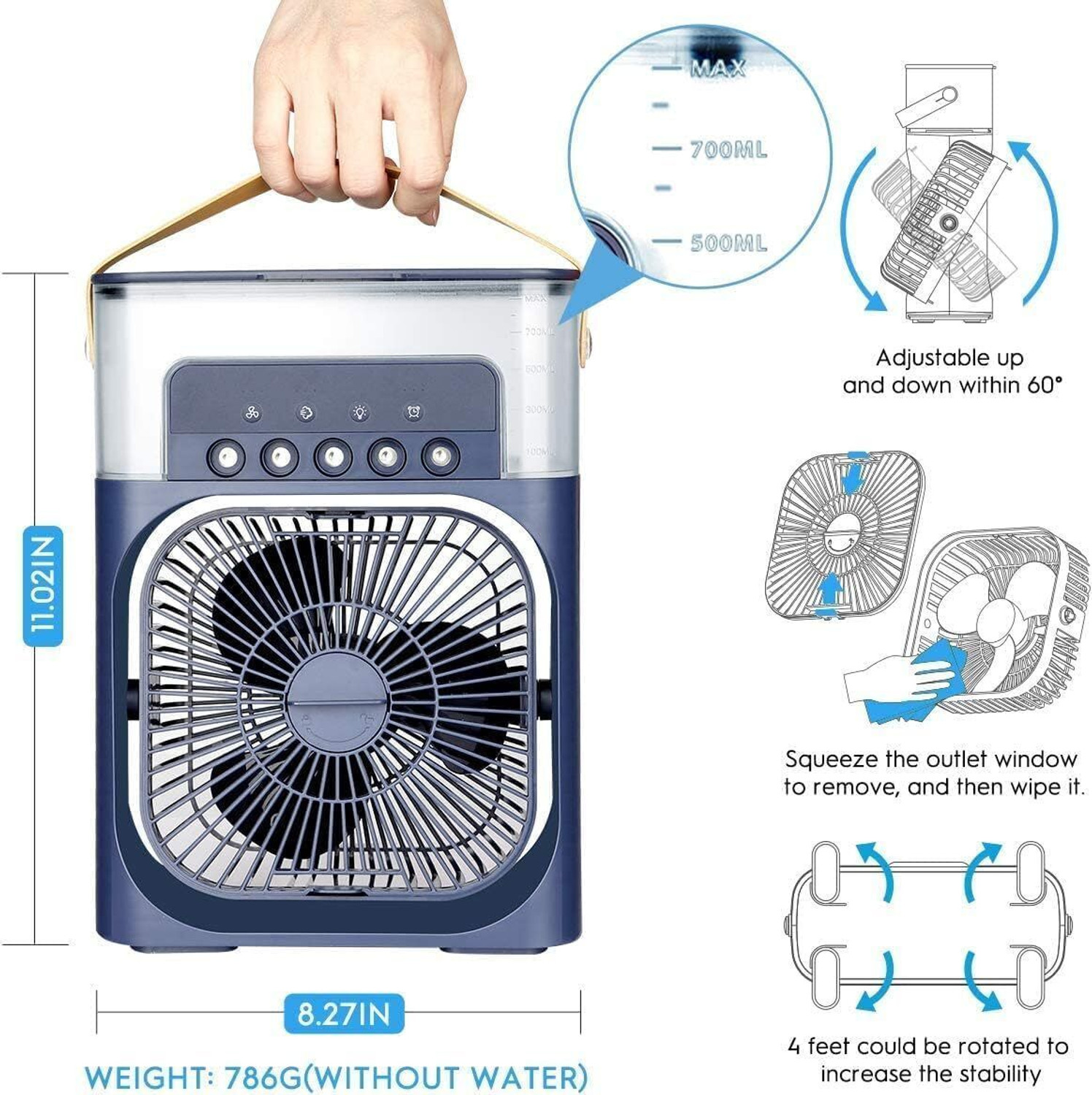 Image of Hastarth Portable Mini Fan 01 USB Air Cooler