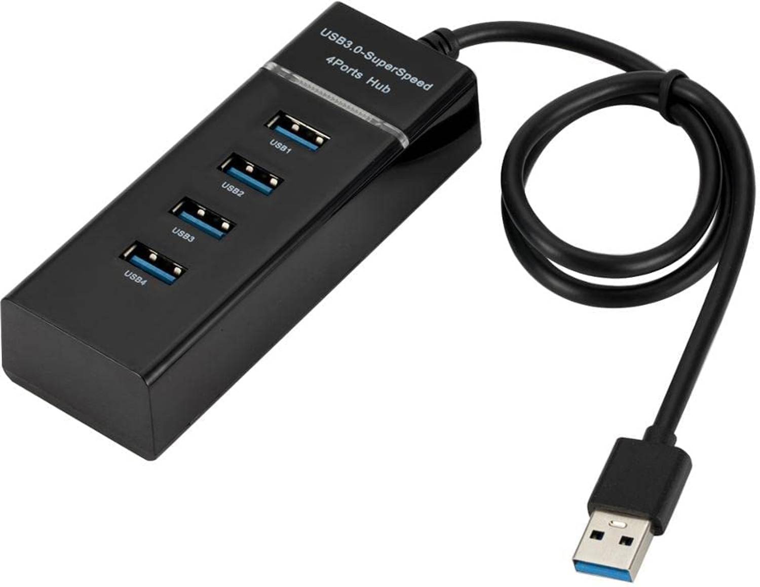 ANY KART Multiport 3.0 4port hub 5Gbps High-Speed Mini-Hub "Parking Strip for Pendrive, Mouse, Keyboards USB Hub