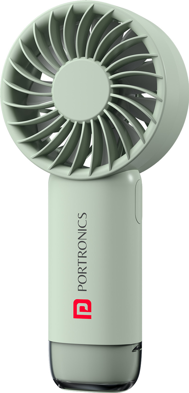 Image of Portronics Toofan Mini 2 Rechargeable BLDC Personal Hand Fan, 4000mAh Battery & 6000 RPM POR-3546 Rechargeable Fan