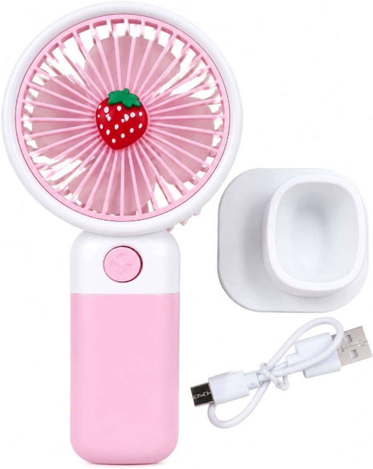GETWELL Portable USB Rechargeable Mini Handheld Fan - Image 1