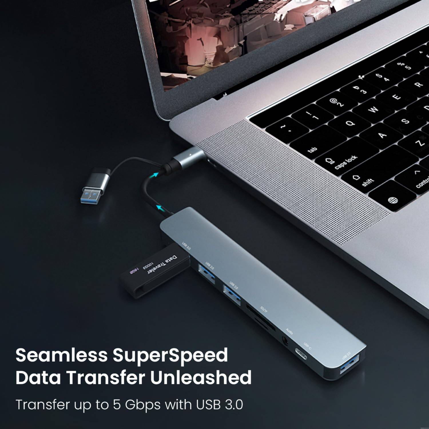 Rackit Power Mport 8 Plus 8-in-1 Docking Station - Image 3