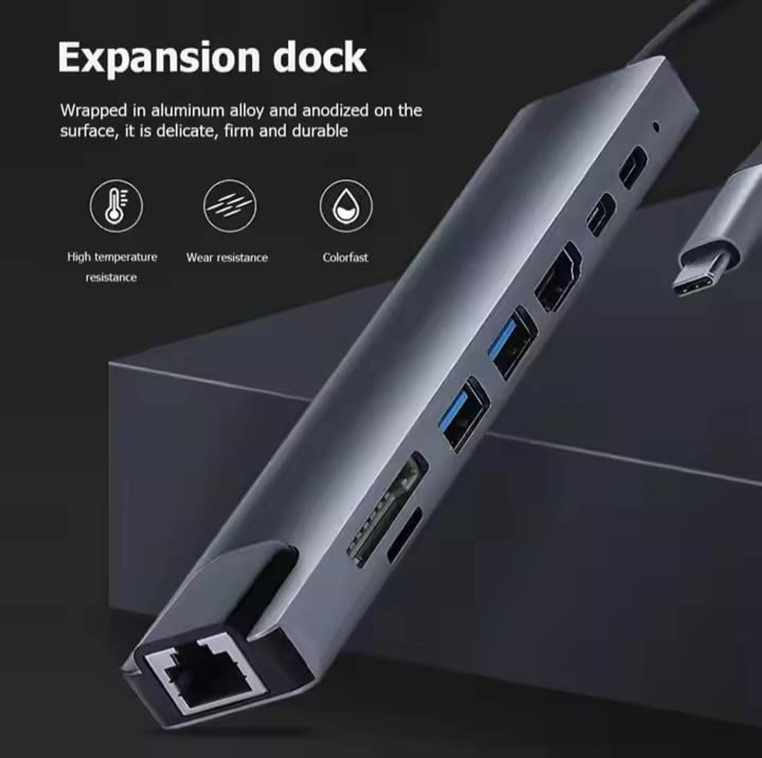 HRYFiNE 8-in-1 USB C Adapter - Image 4