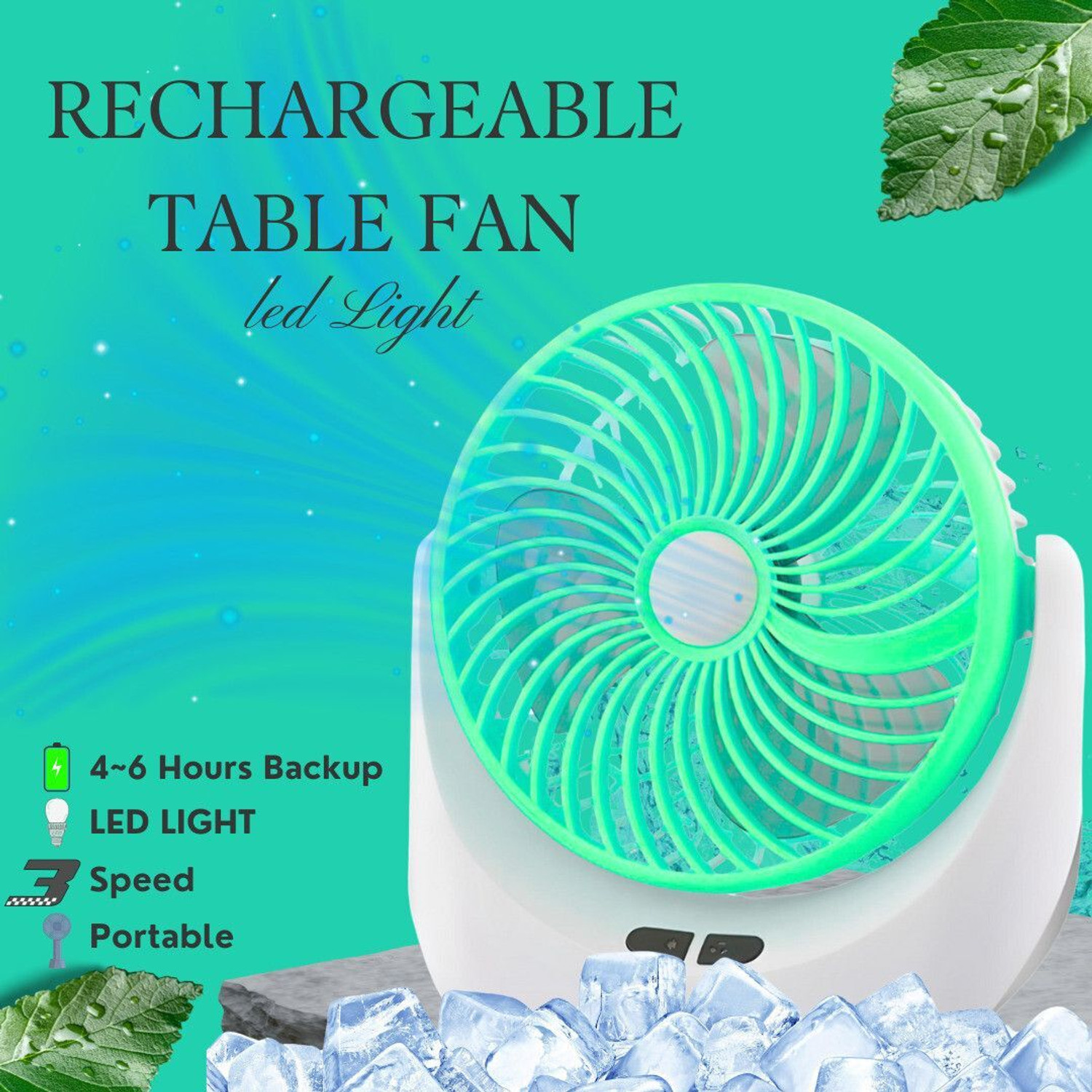 Image of NexusCool portable USB table fan TT 229 Ultra High Speed 1400 mm Table Fan