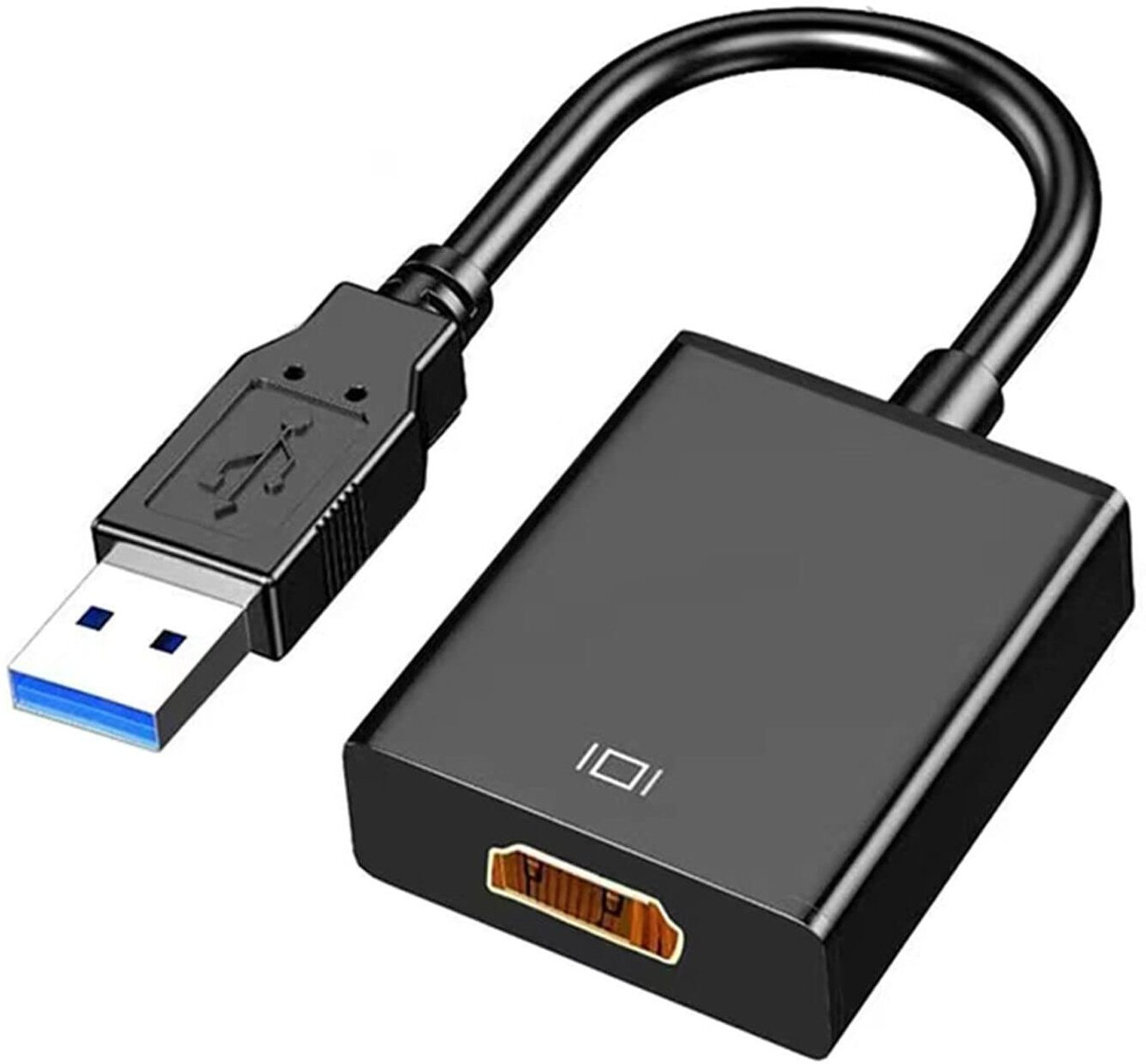 Image of VOOCME USB to HDMI Adapter, USB 3.0 to HDMI Cable Multi-Display Video Converter USB to HDMI Adapter, USB 3.0 to HDMI 1080P Video Audio Converter Connect PC USB Cable