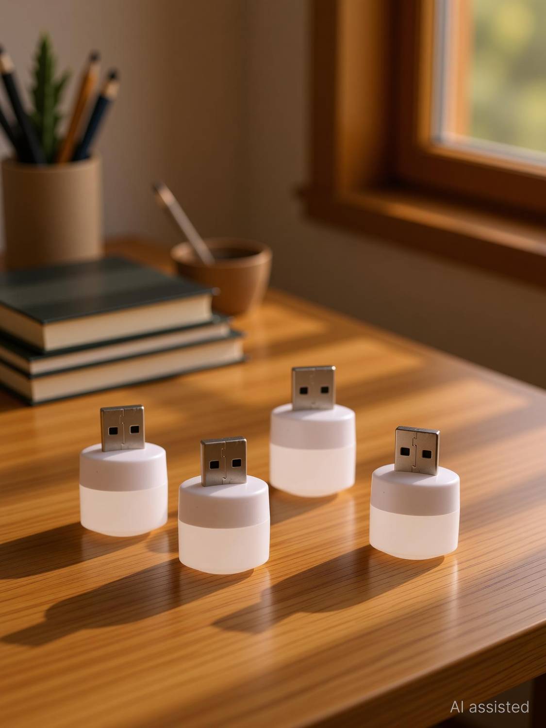 AKSHANSH Indoor, Outdoor, Reading & Sleep 6 Pcs Led Light Night Lamp