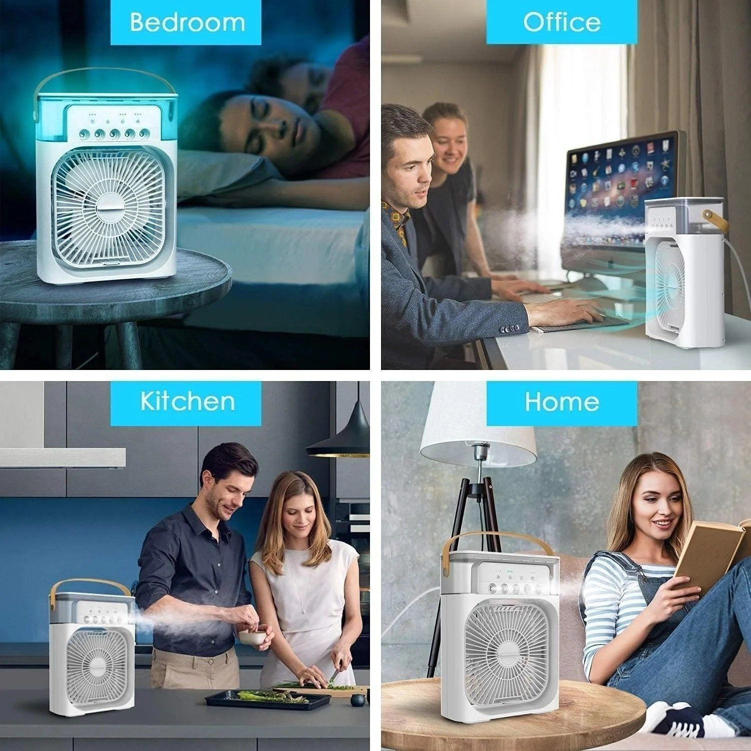 Image of Eft Air Conditioners Small AC Quiet Personal Air Cooler CAC72 USB Air Cooler