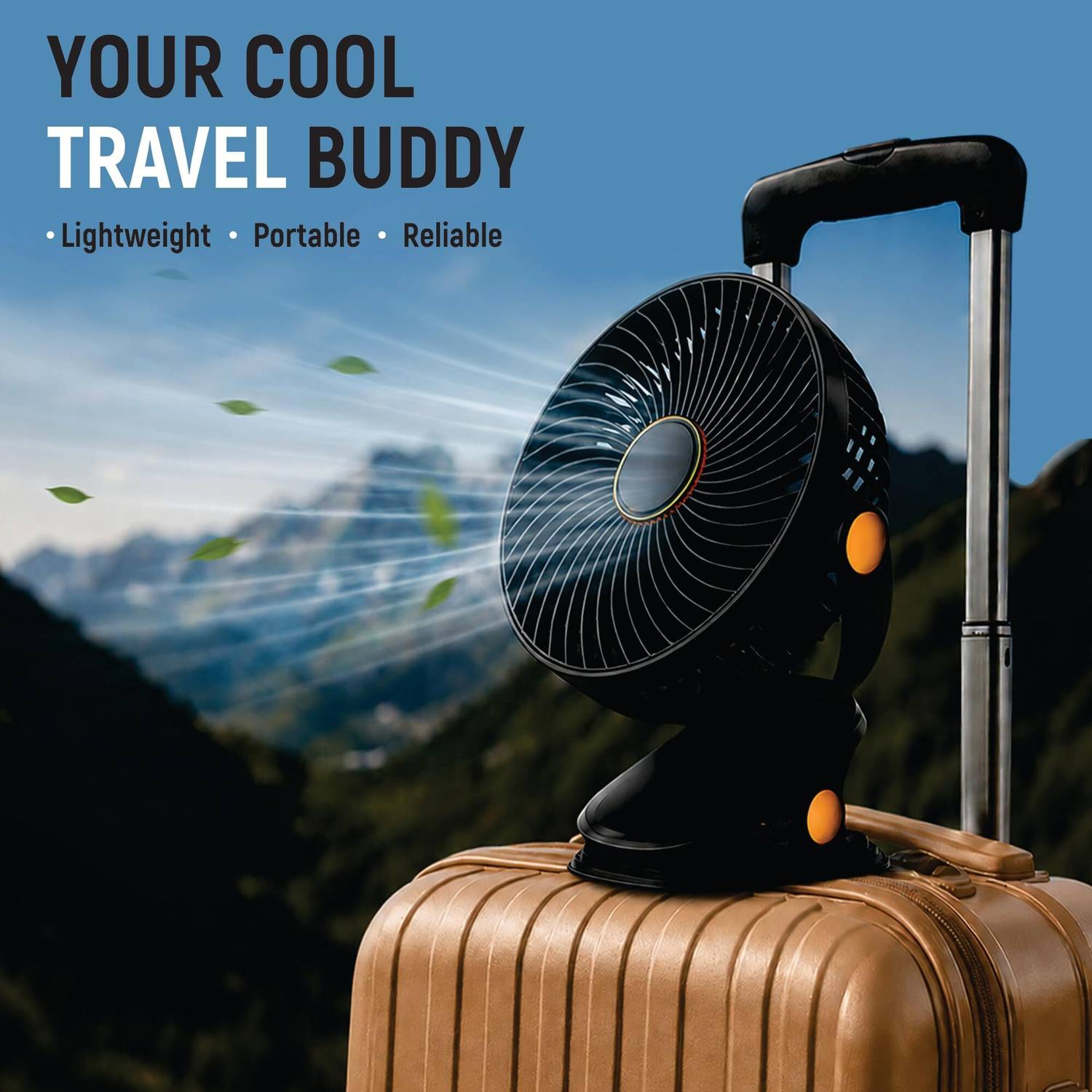 Unix Mini Clip Fan 110mm, USB Type-C - Image 3