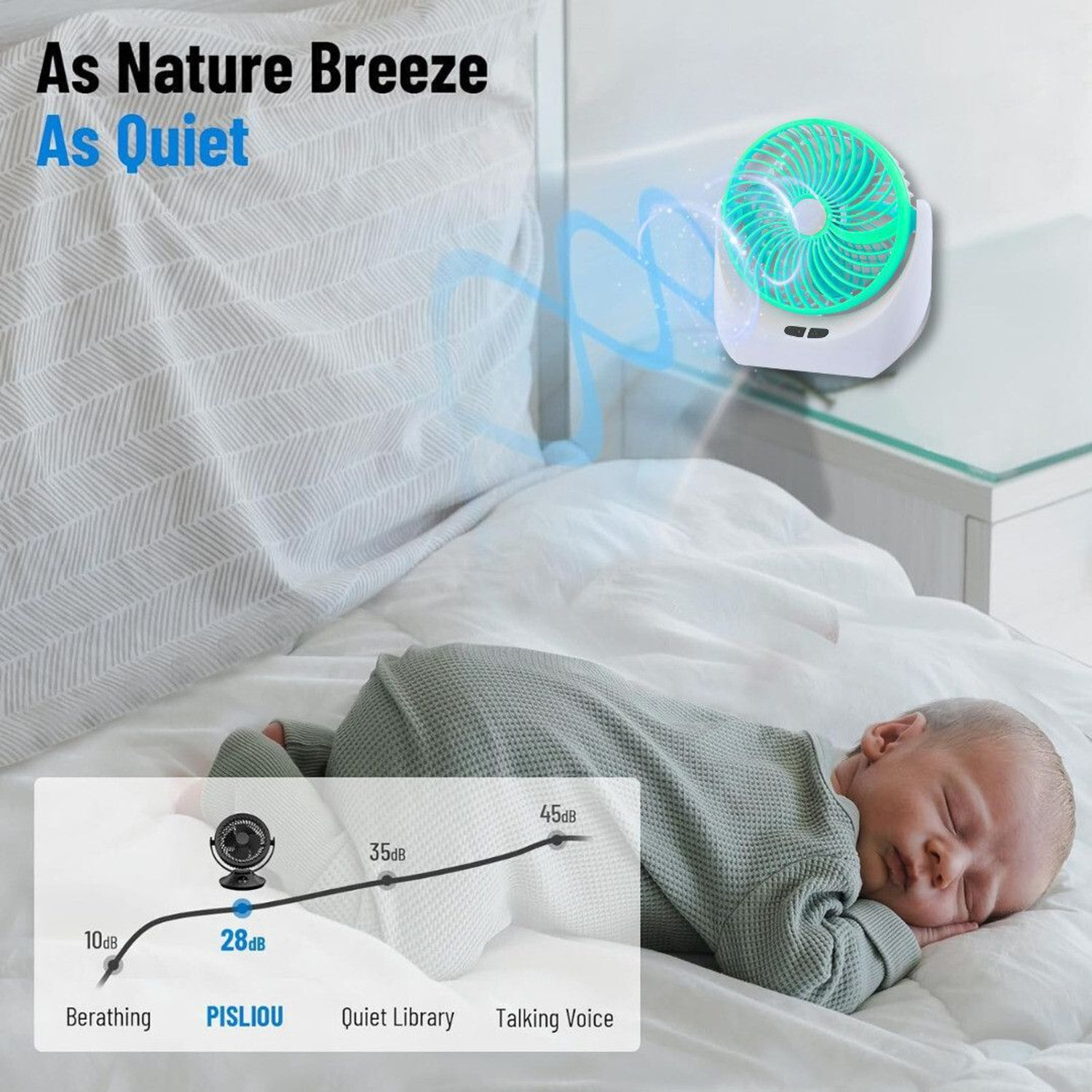 Image of NexusCool portable USB table fan TT 229 Ultra High Speed 1400 mm Table Fan