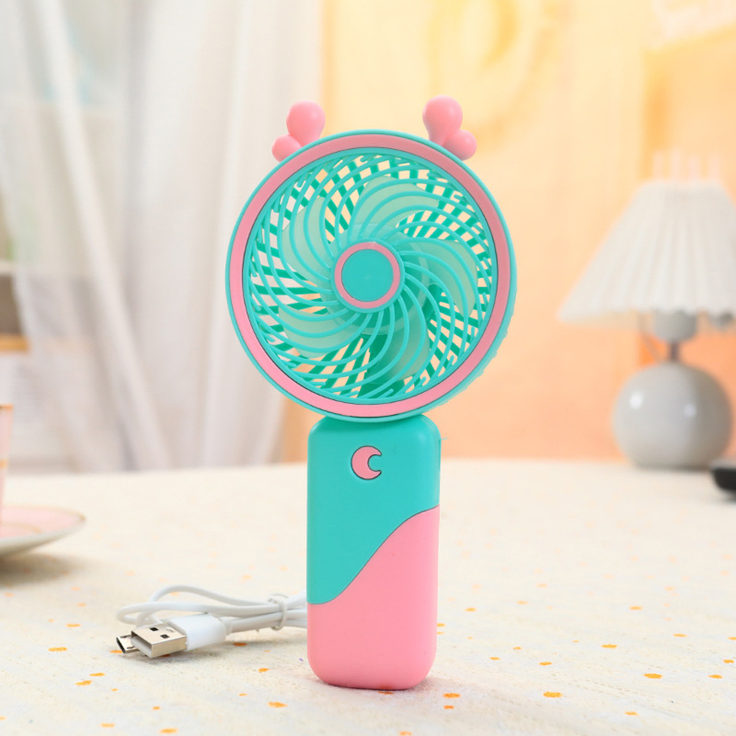Image of Felinar Rechargeable Mini Cute Handheld USB Fan, Rechargeable Fan