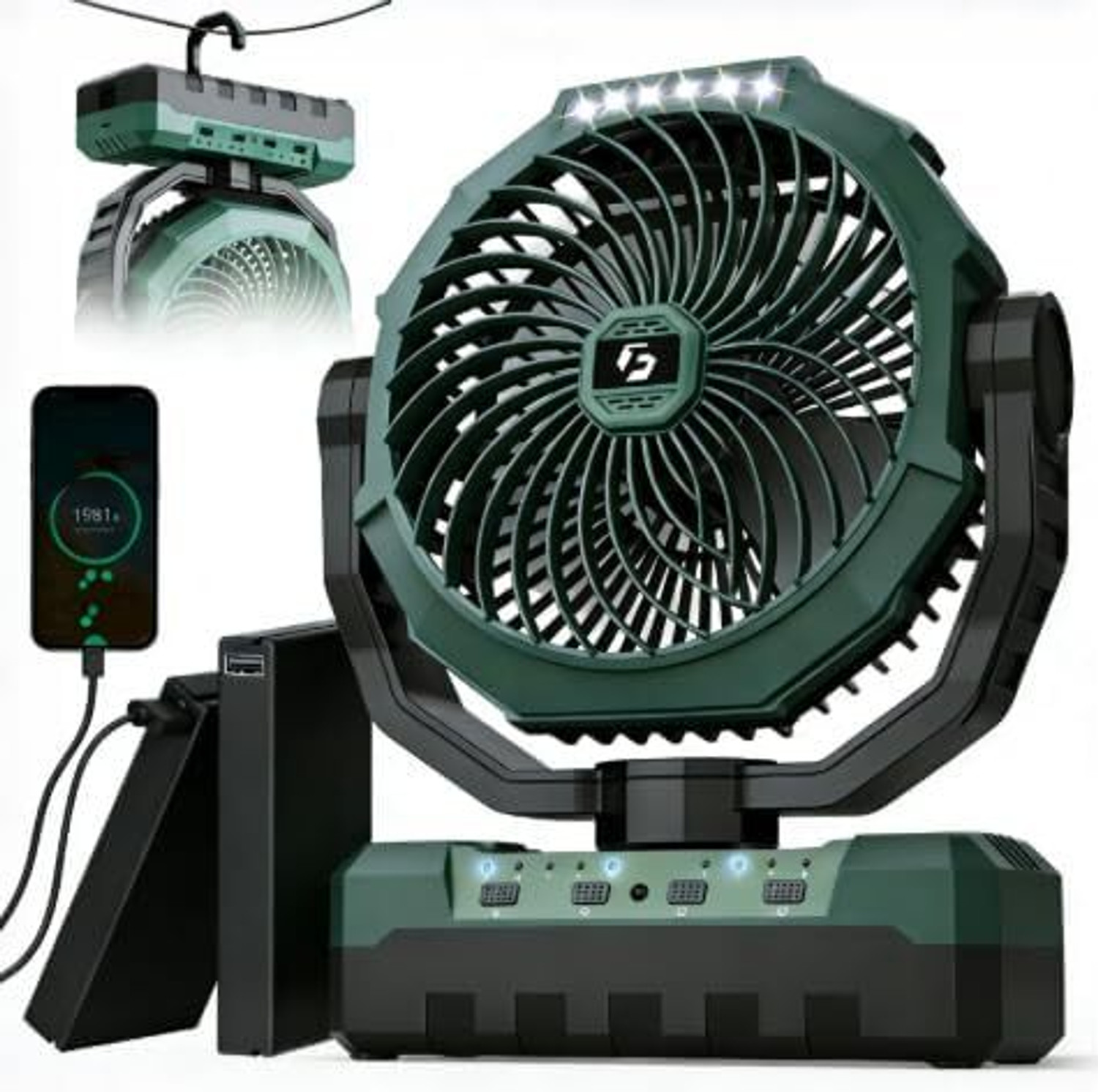 Image of HIROBOT F029 ChillGo Neck Fan-5200mAh FoldableBladeless Cooling Fan USB Fan