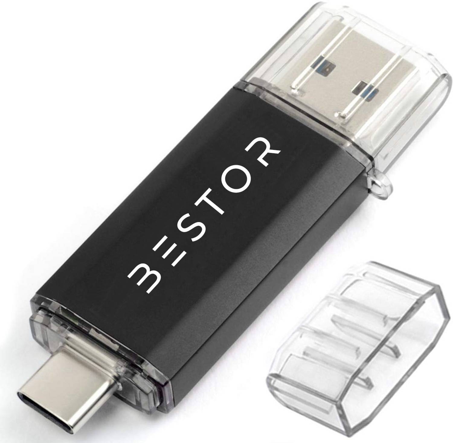 Bestor 2-in-1 USB OTG Card Reader Type-C & USB-A Supports Micro S