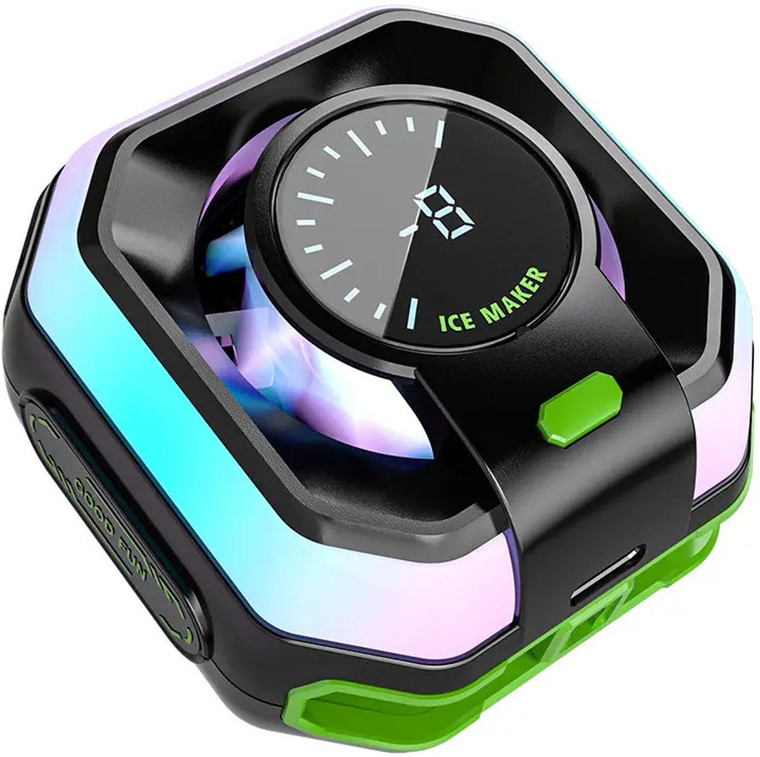 Image of Cubonic IceShield HK5 Pro Magnetic Snap-On Silent Beast AI Mode 1 Fan Ergonomic Cooling Pad with Adjustable Height