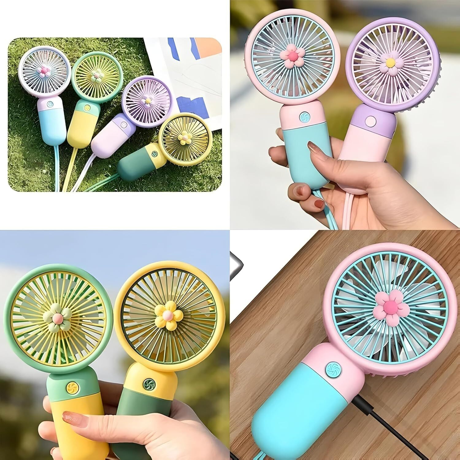 Image of Thread and Techs MiniHandFan 62 90 mm Table Fan