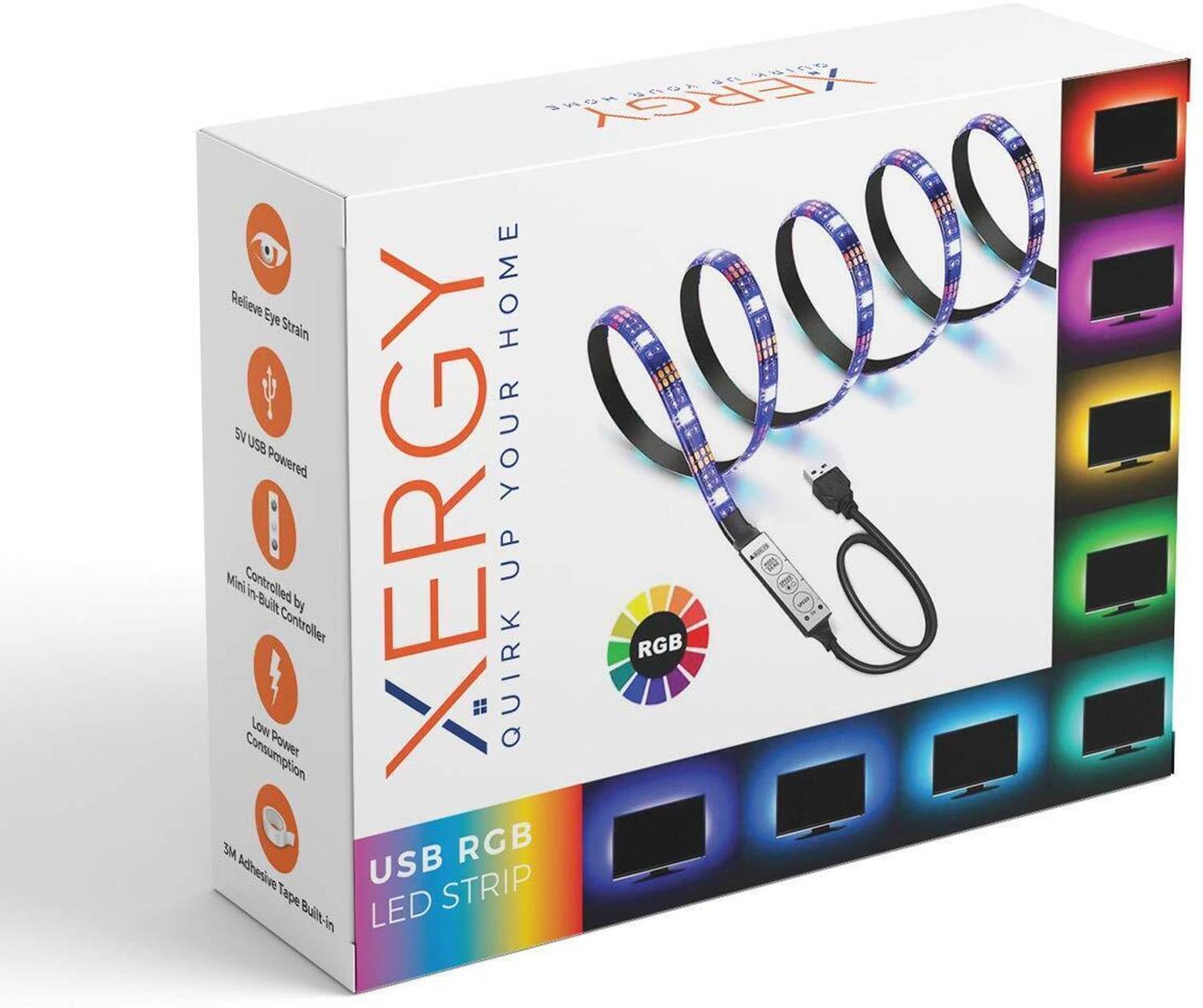 XERGY 1 LED 5m Multicolor Strip Lights - Image 1