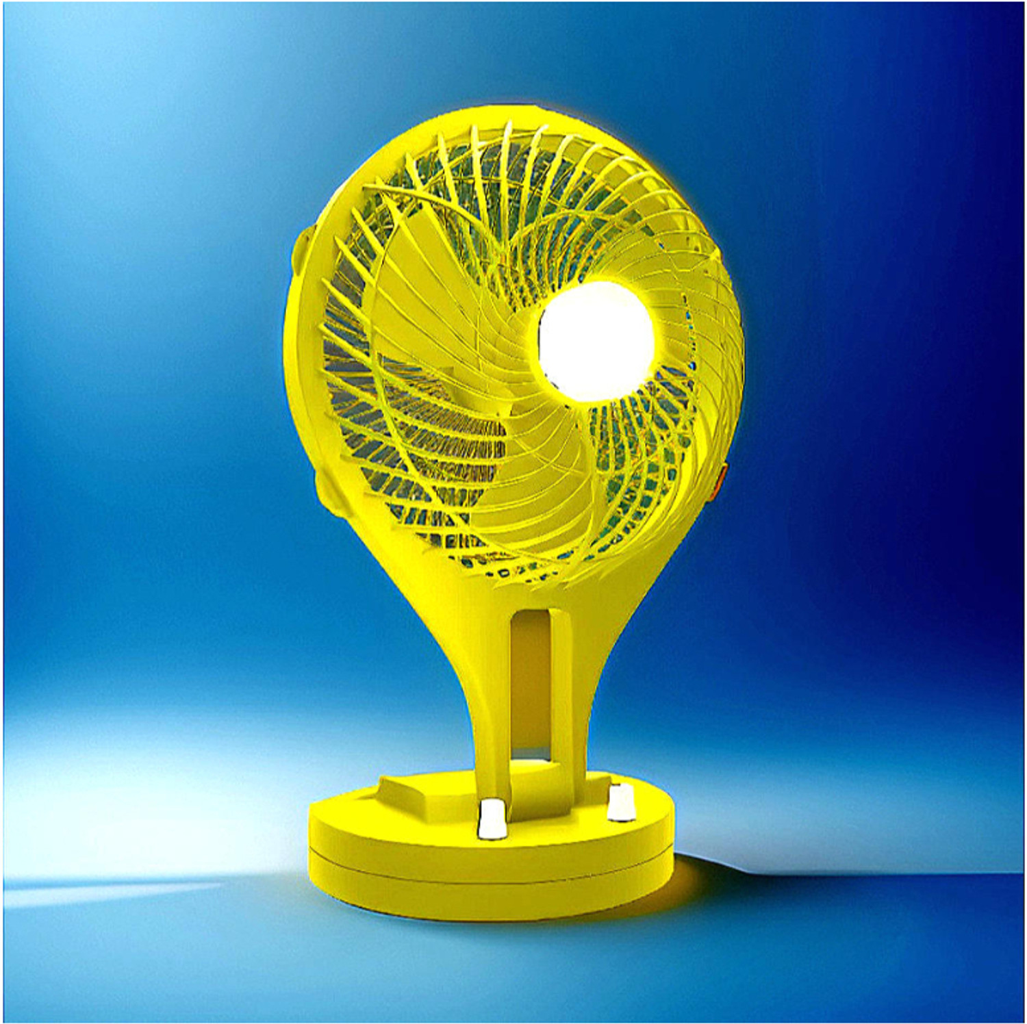 Image of ROAR Wind Cool Fan: 6 Steps, 2000mAh Battery, High Speed, LED, Multiple Colors vp76 CF-907 Wave FanFoldable USB Mini Hand Fan: Portable Cooling with Light USB Fan