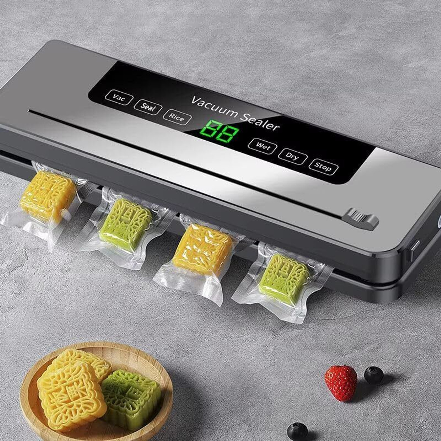 Image of Enem Sealing Machine for Food Packet with 10 Pouch Automatic Vacuum Bag Sealer