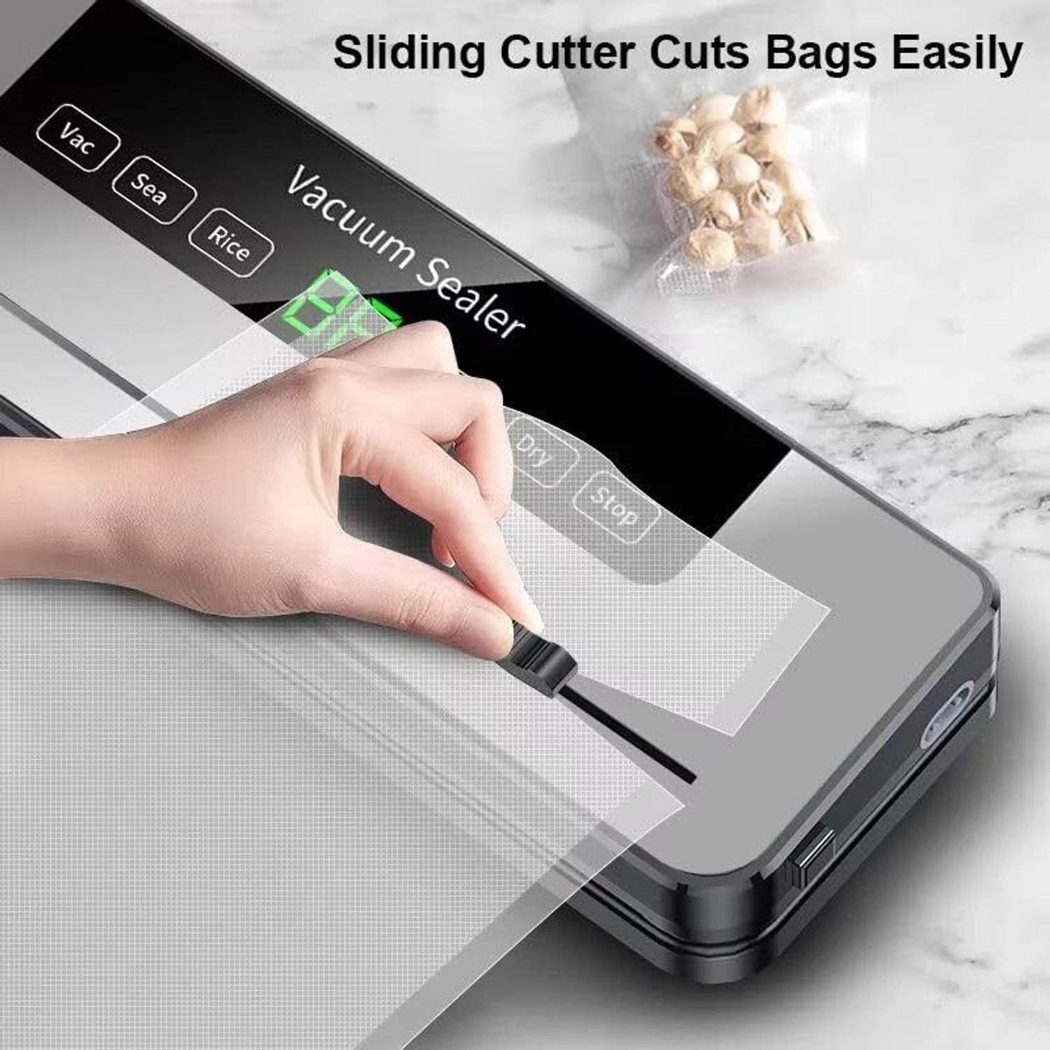 Image of Enem Sealing Machine for Food Packet with 10 Pouch Automatic Vacuum Bag Sealer