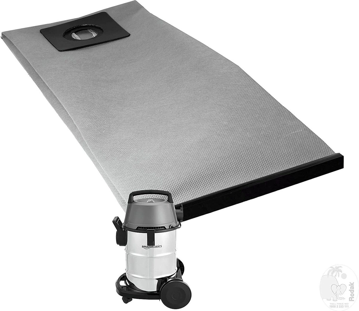 Image of Rodak Dust Bag, Compatible with AmazonBasics Wet and Dry 21 L, Washable and Reusable Vacuum Cleaner Filter