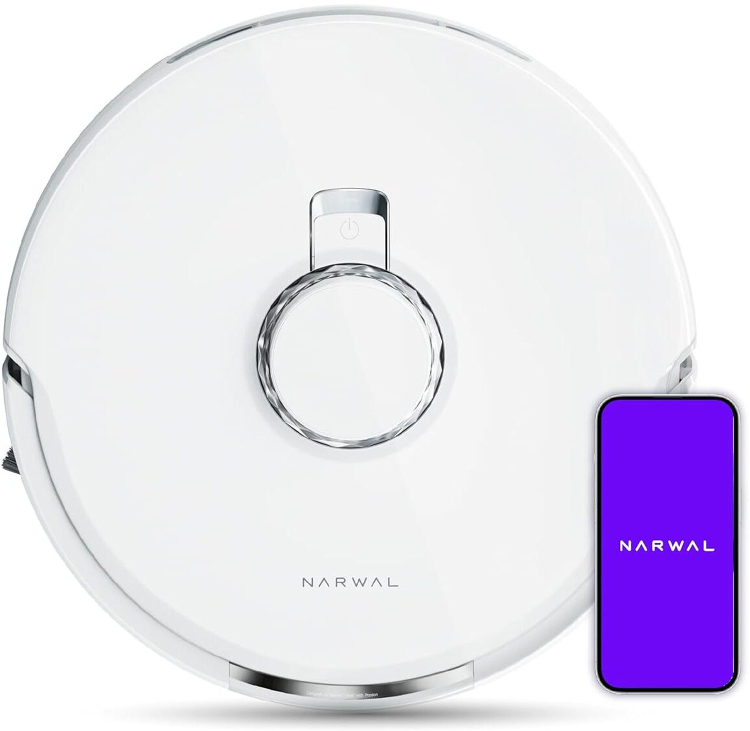 Image of Narwal Freo X Plus Robotic Floor Cleaner with 7800Pa Suction, 7 Weeks Storage, Zero Tangle Brush, 5200mAh Battery, 3D Mapping, Google Home, Alexa, Siri & App Compatible, 254 Mins (WiFi Connectivity)