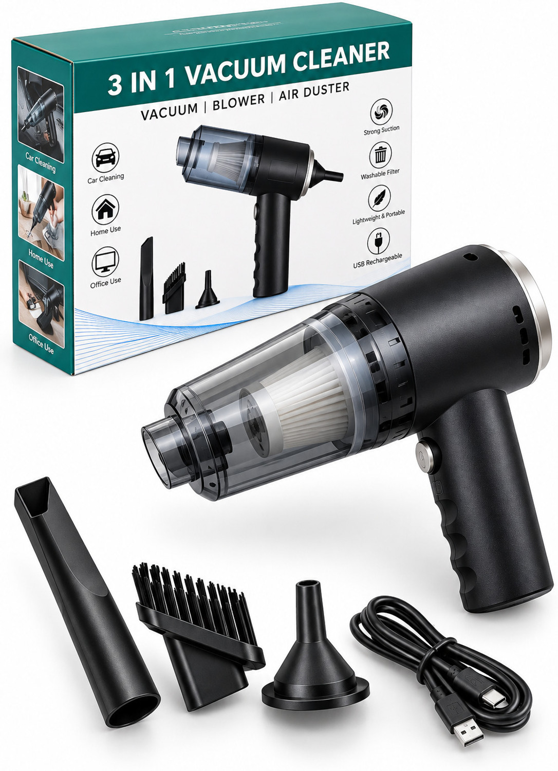 Image of Avenco 3IN1-VACUUM-CLEANER Hand-held Vacuum Cleaner