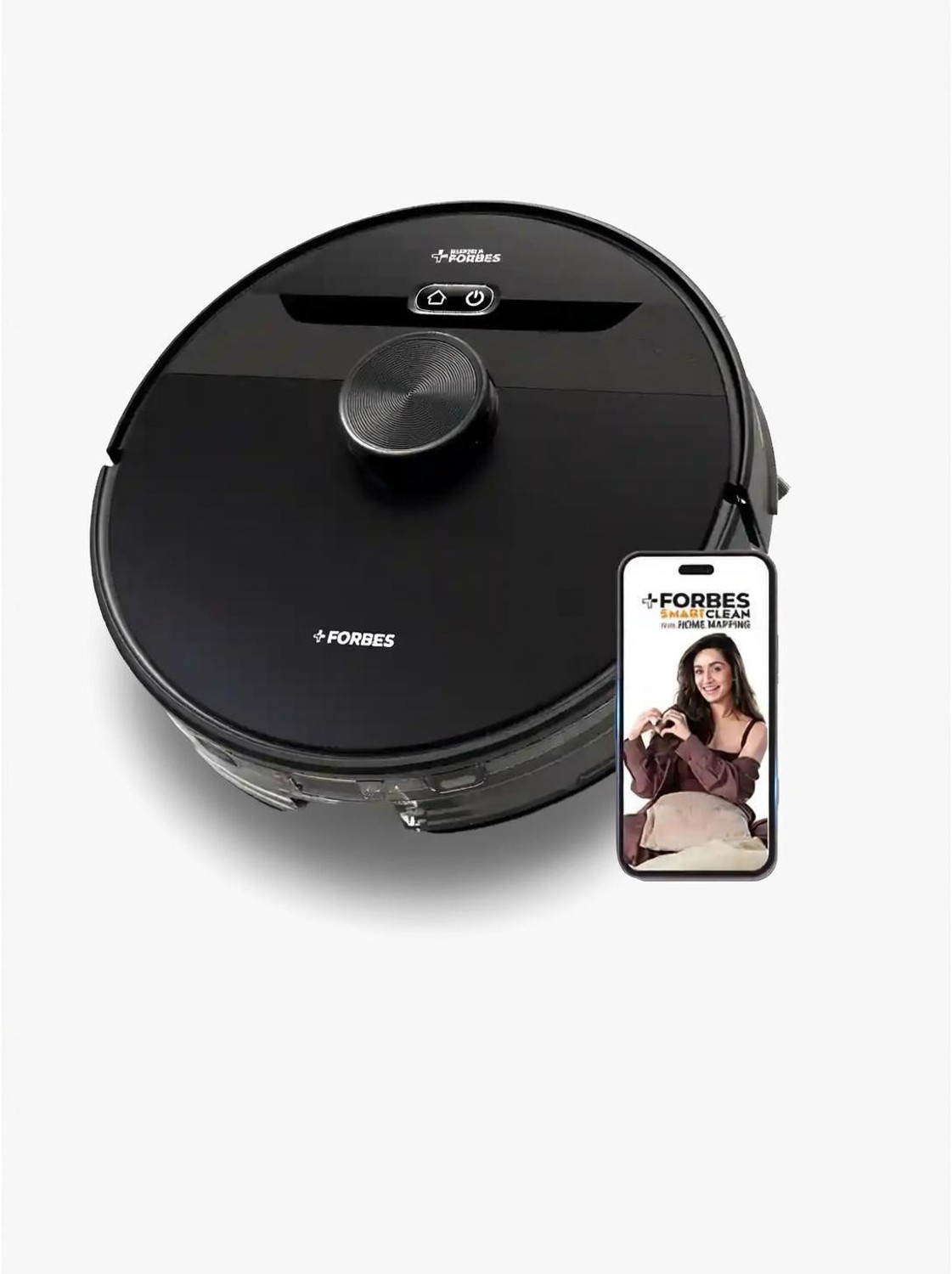Image of EUREKA FORBES Pro S2 Robotic Floor Cleaner (WiFi Connectivity) (Black)